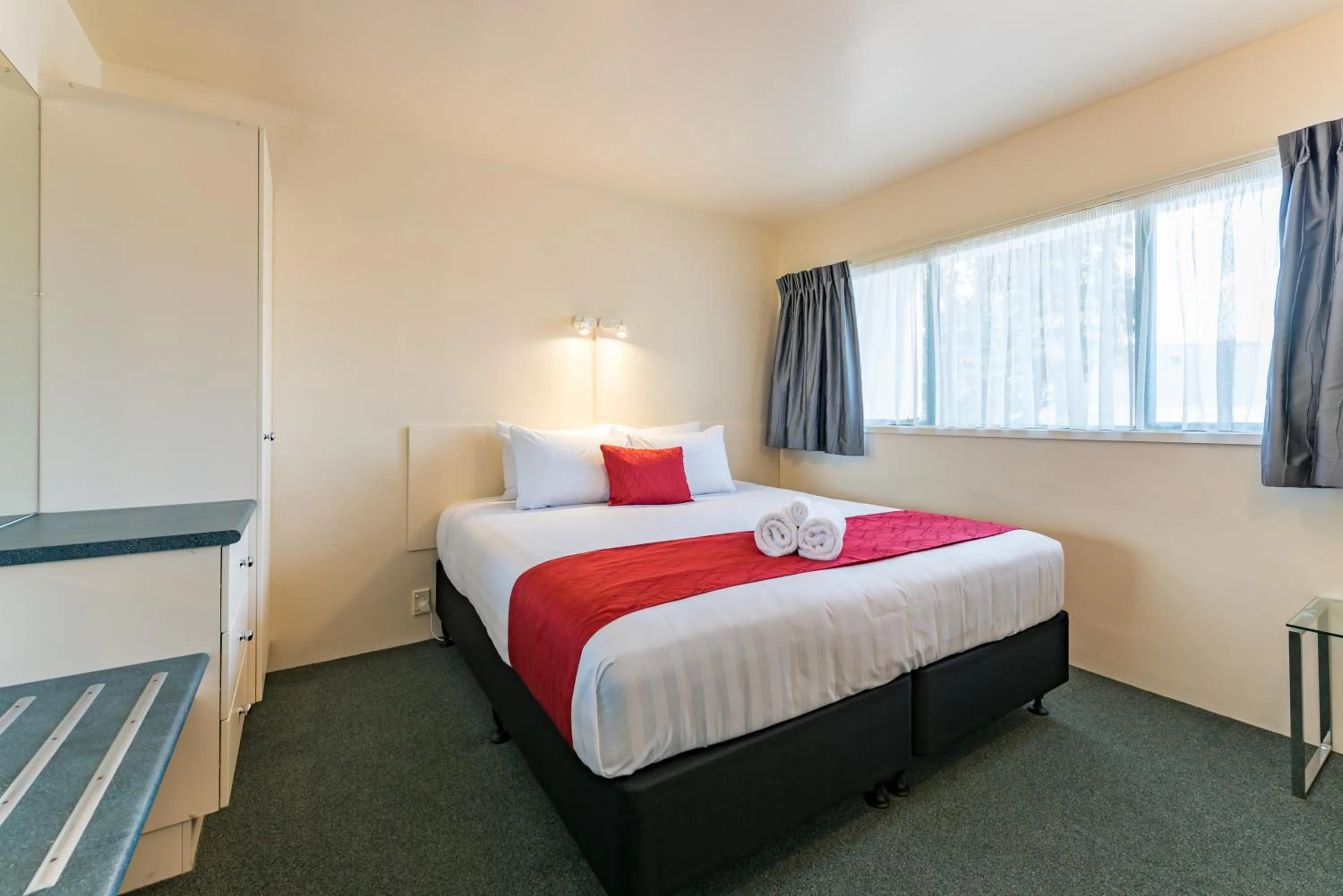 Bedroom in Te Tiriti Motel