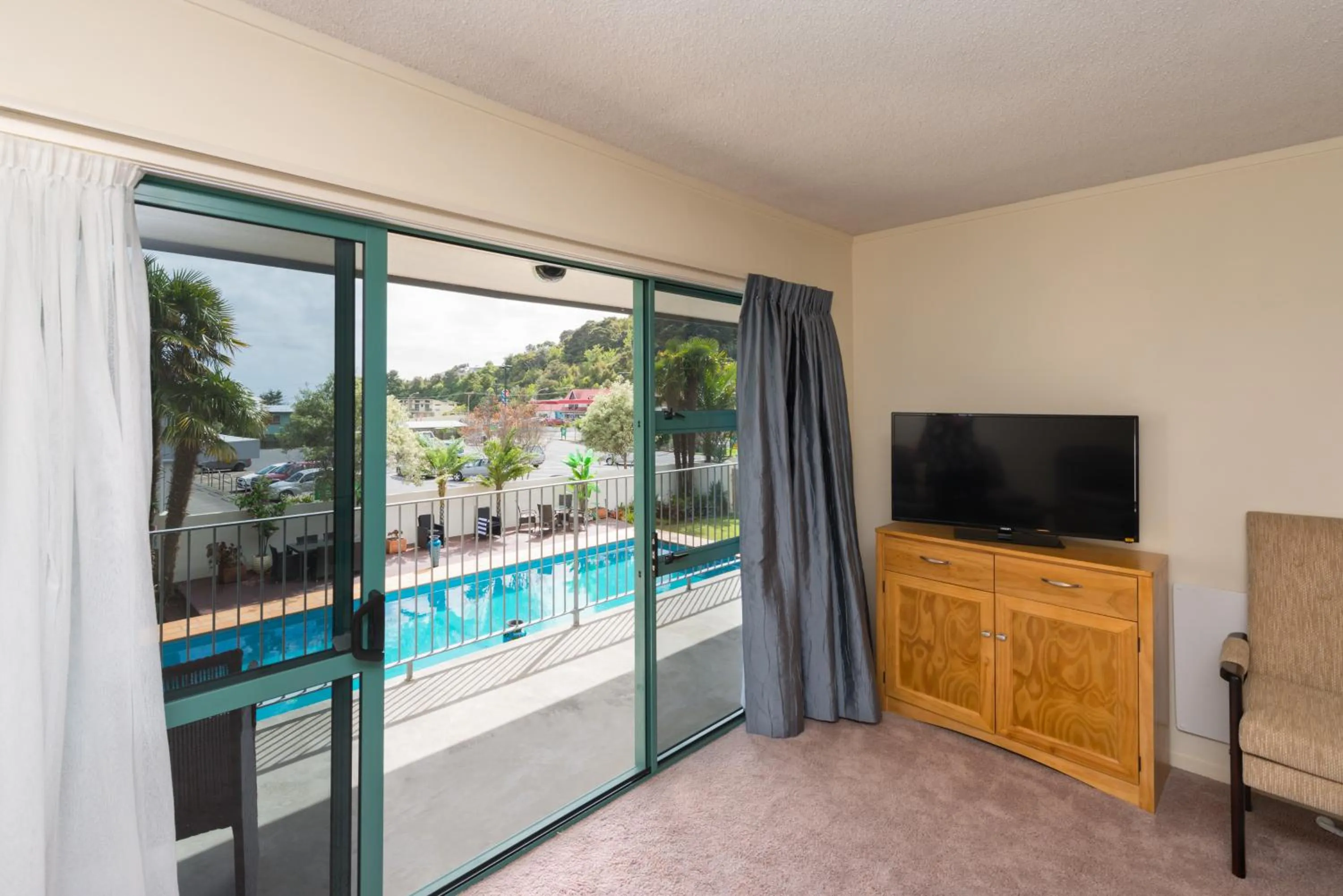 Patio in Te Tiriti Motel