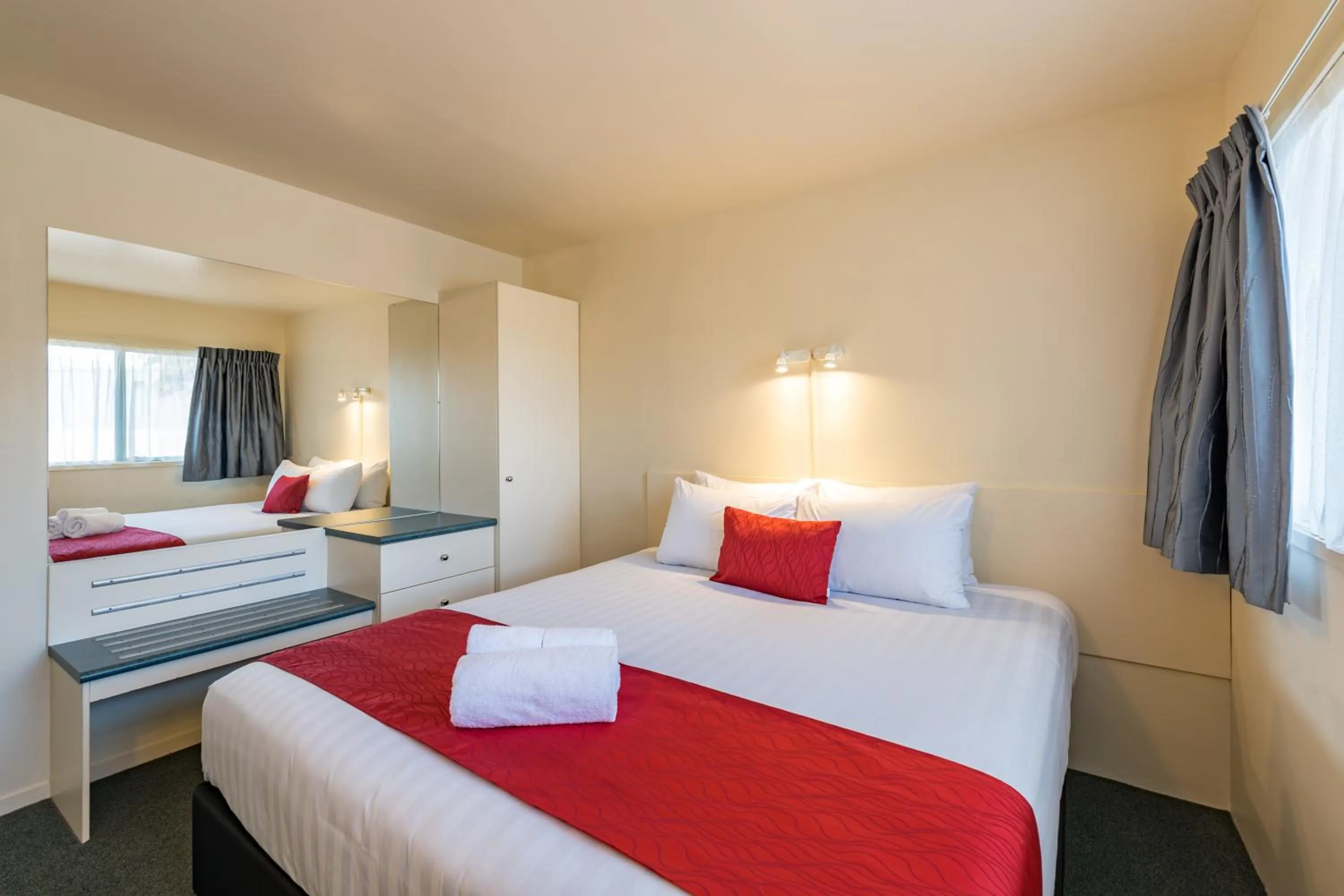 Bedroom in Te Tiriti Motel