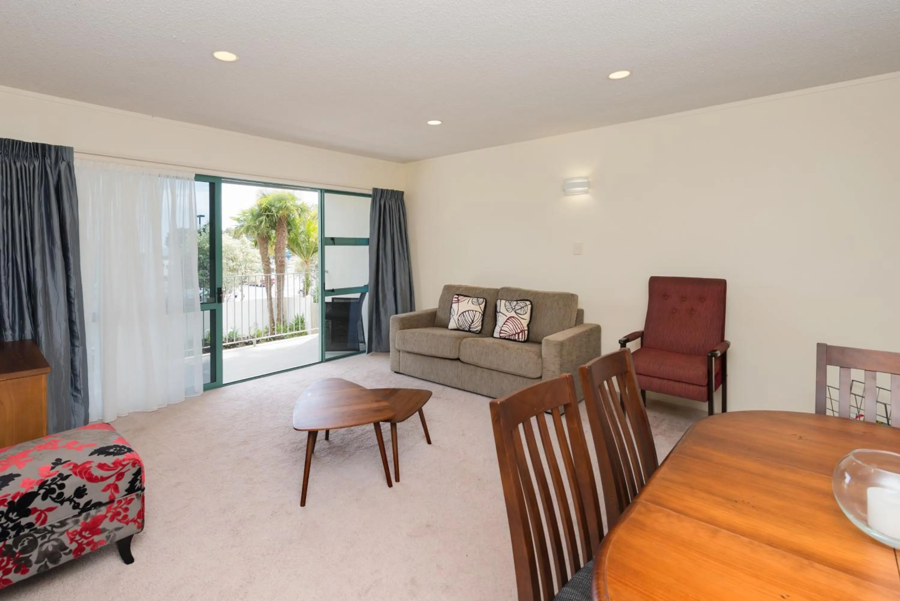 Patio in Te Tiriti Motel