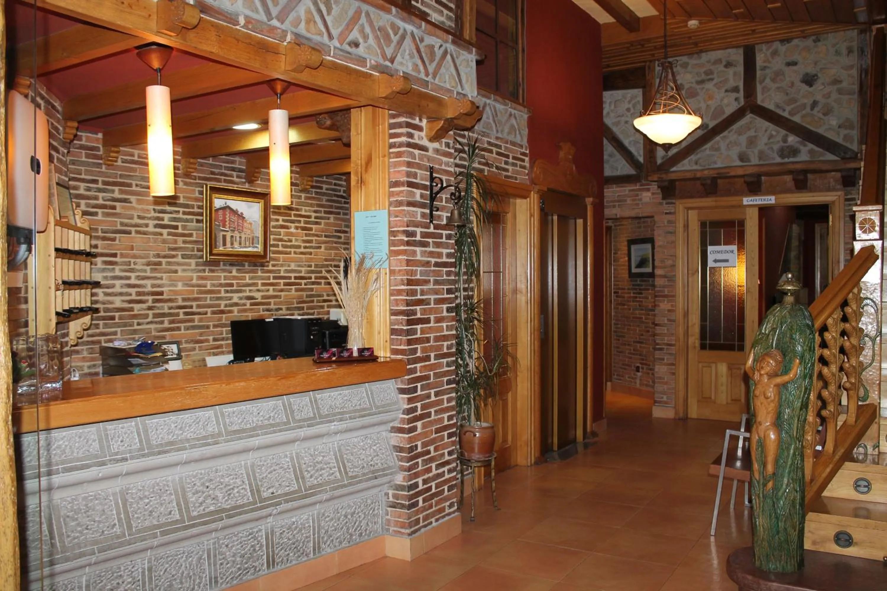 Lobby or reception in Hotel San Roque