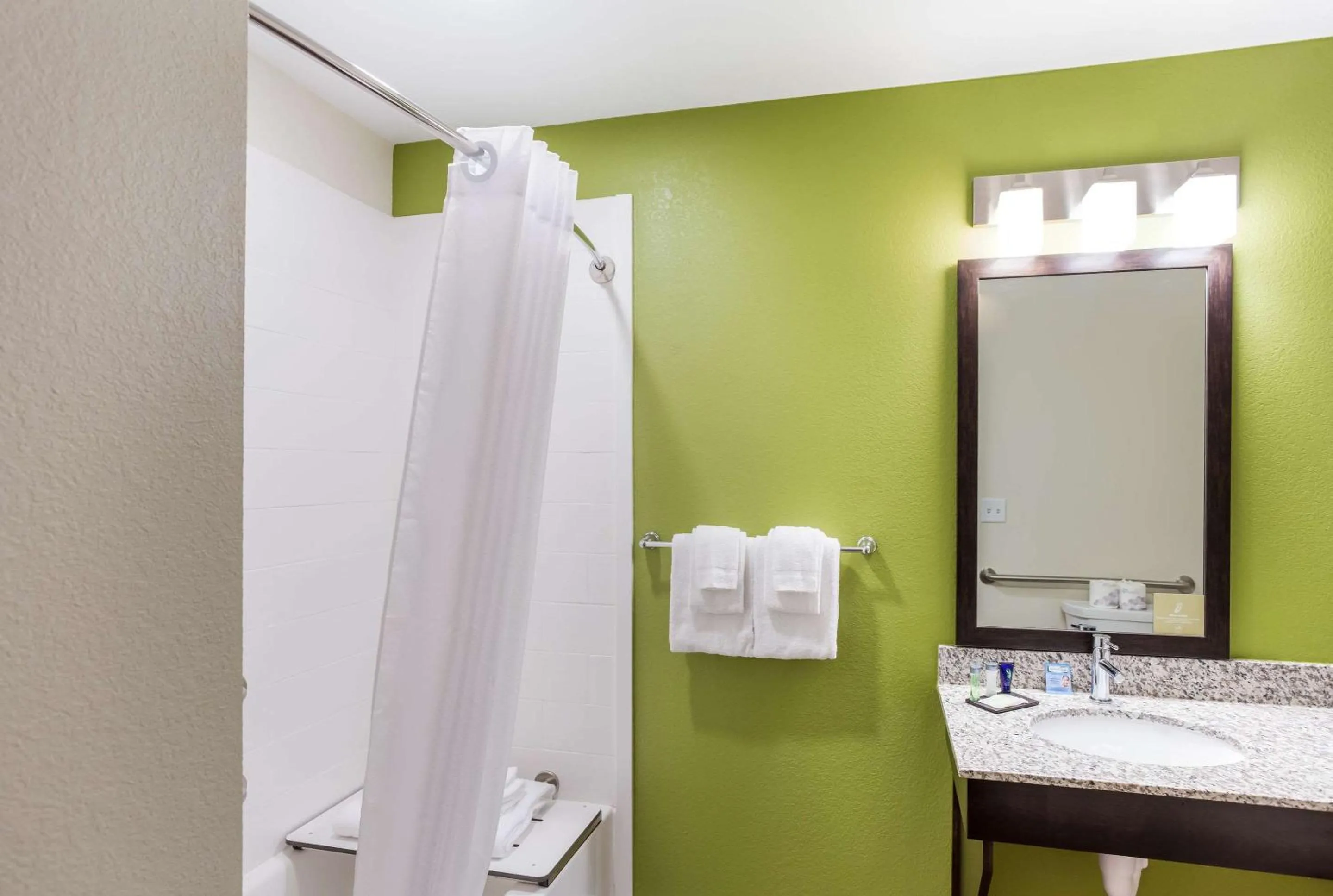 Bathroom in Sleep Inn Logan Ohio-Hocking Hills