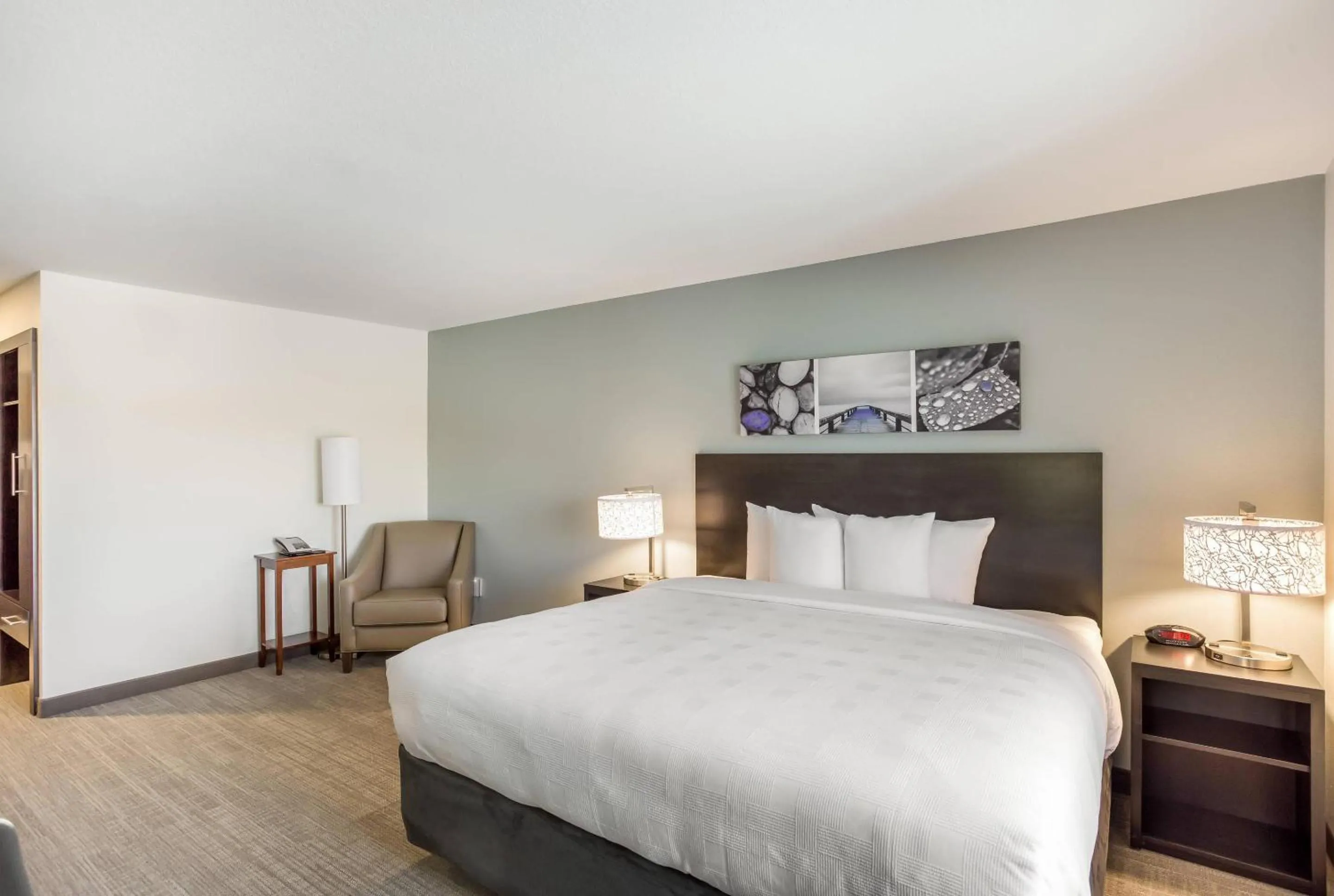 Bedroom, Bed in MainStay Suites Logan Ohio-Hocking Hills