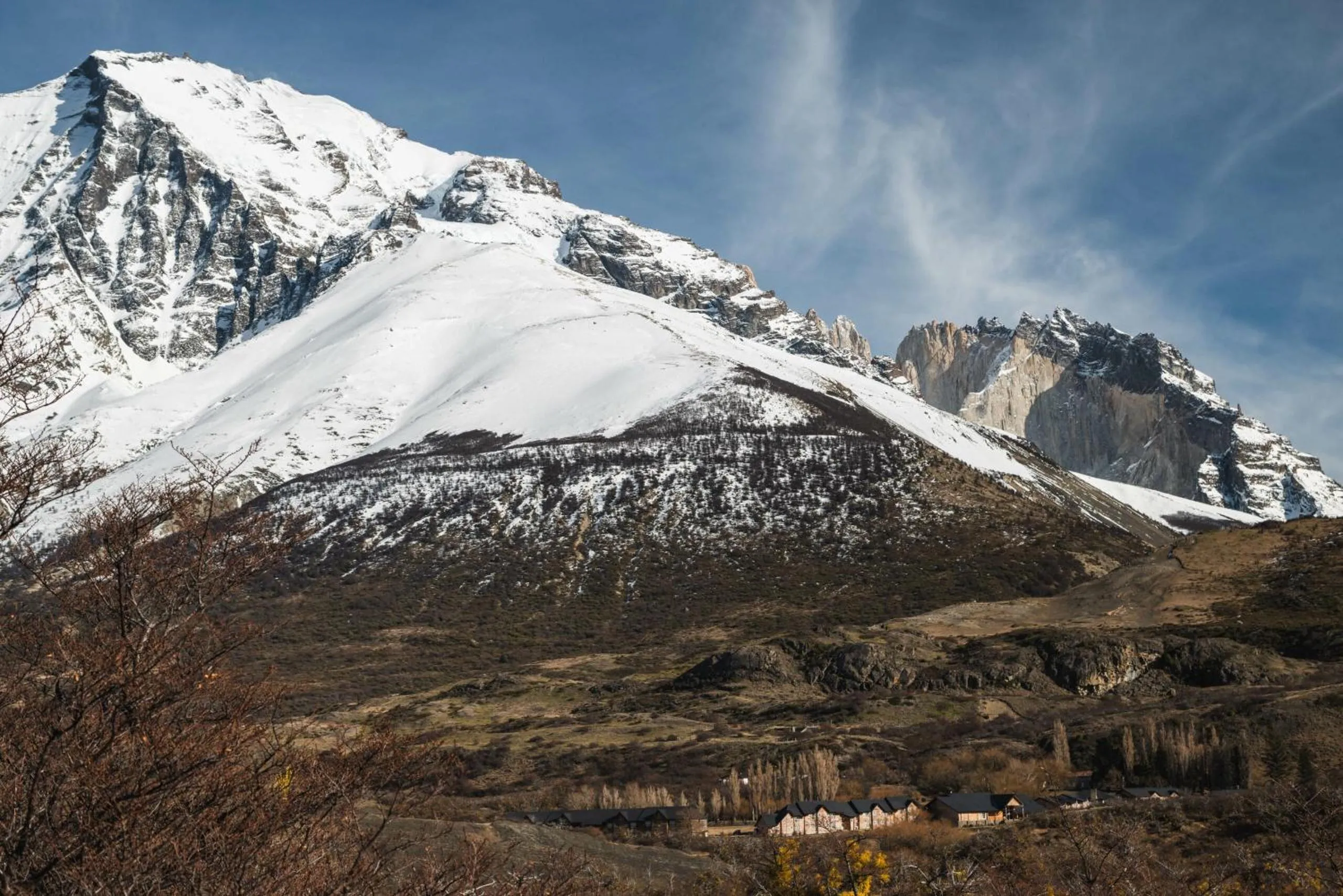 Property building in Hotel Las Torres Patagonia