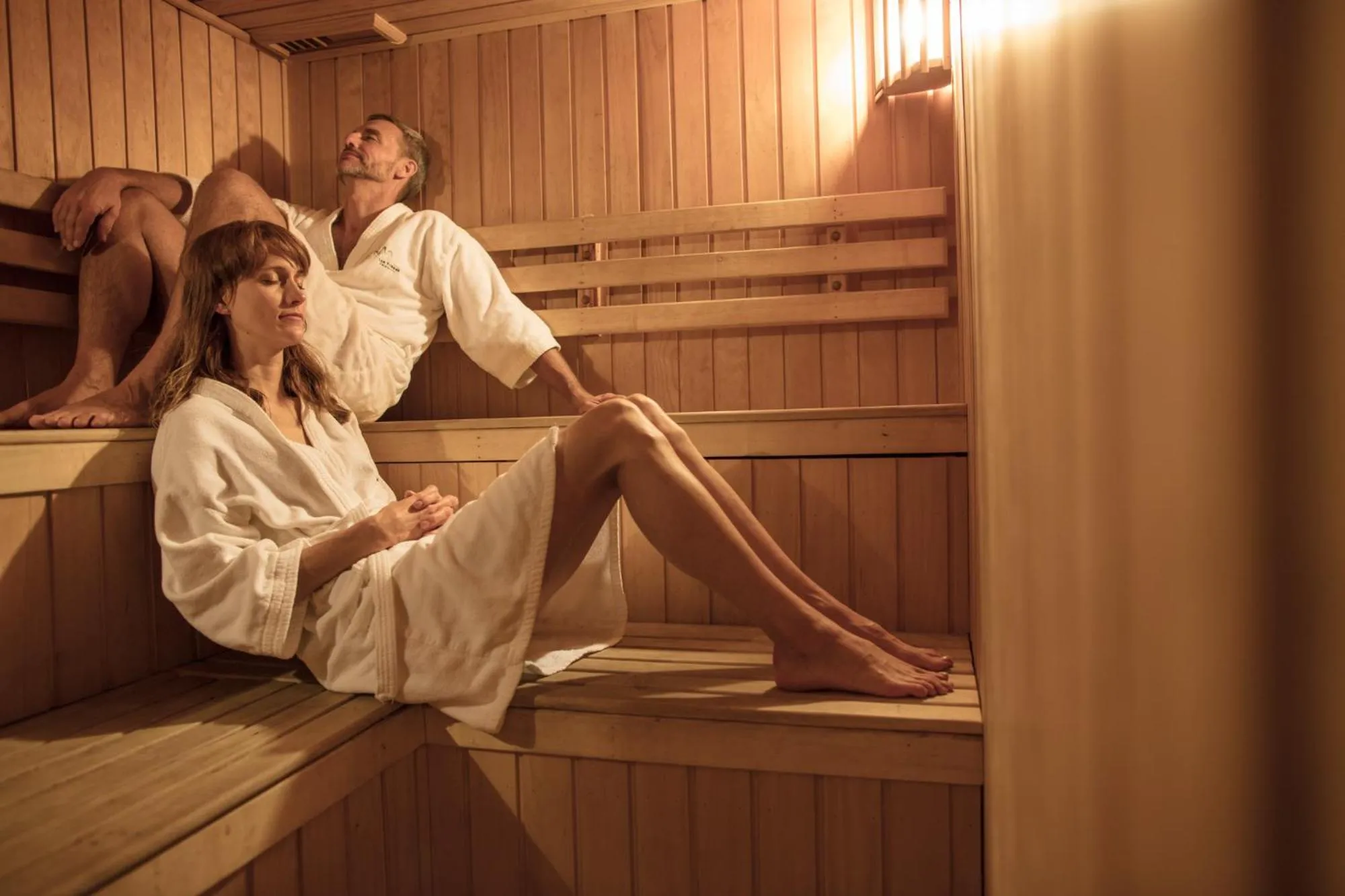 Sauna in Hotel Las Torres Patagonia