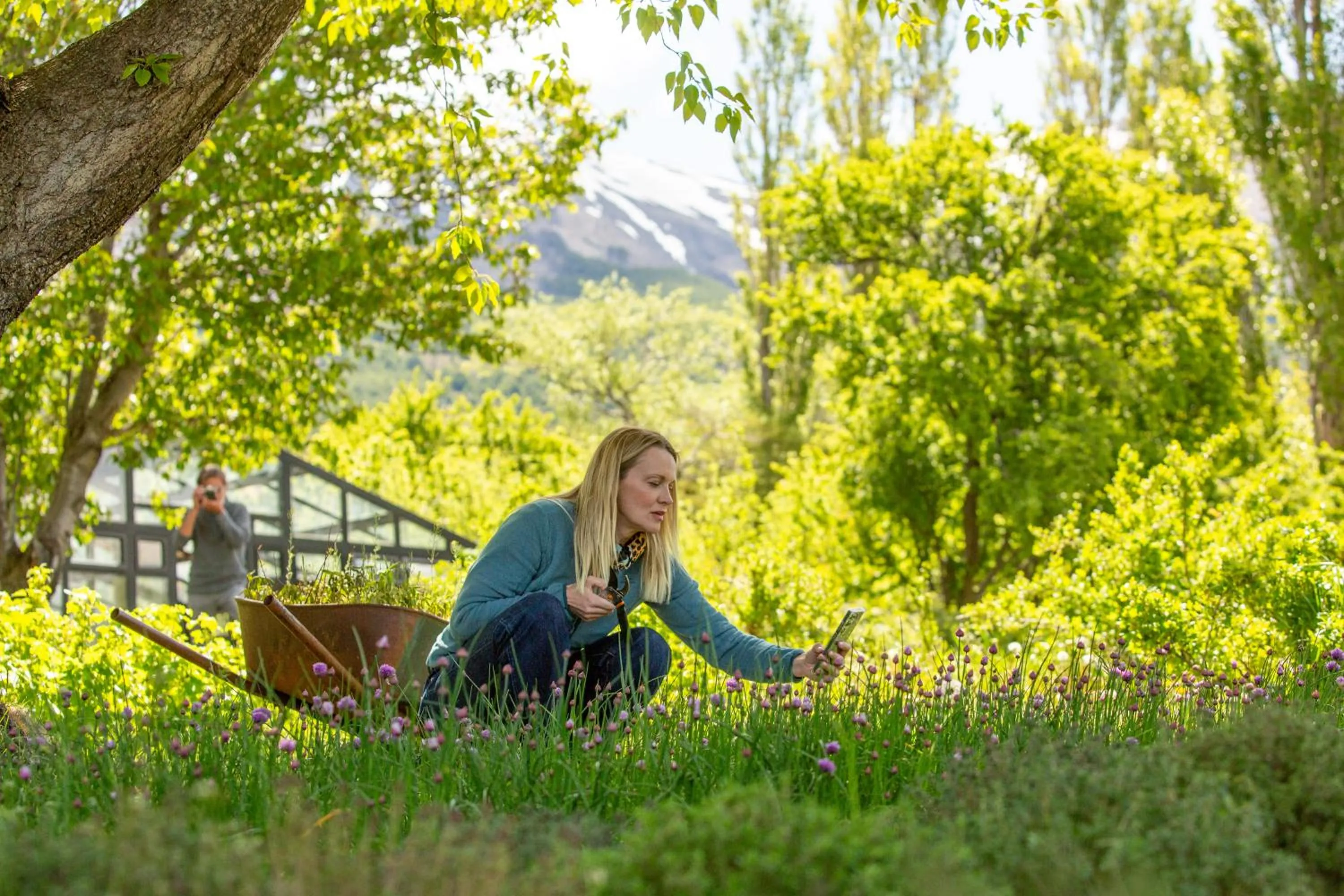Garden in Hotel Las Torres Patagonia