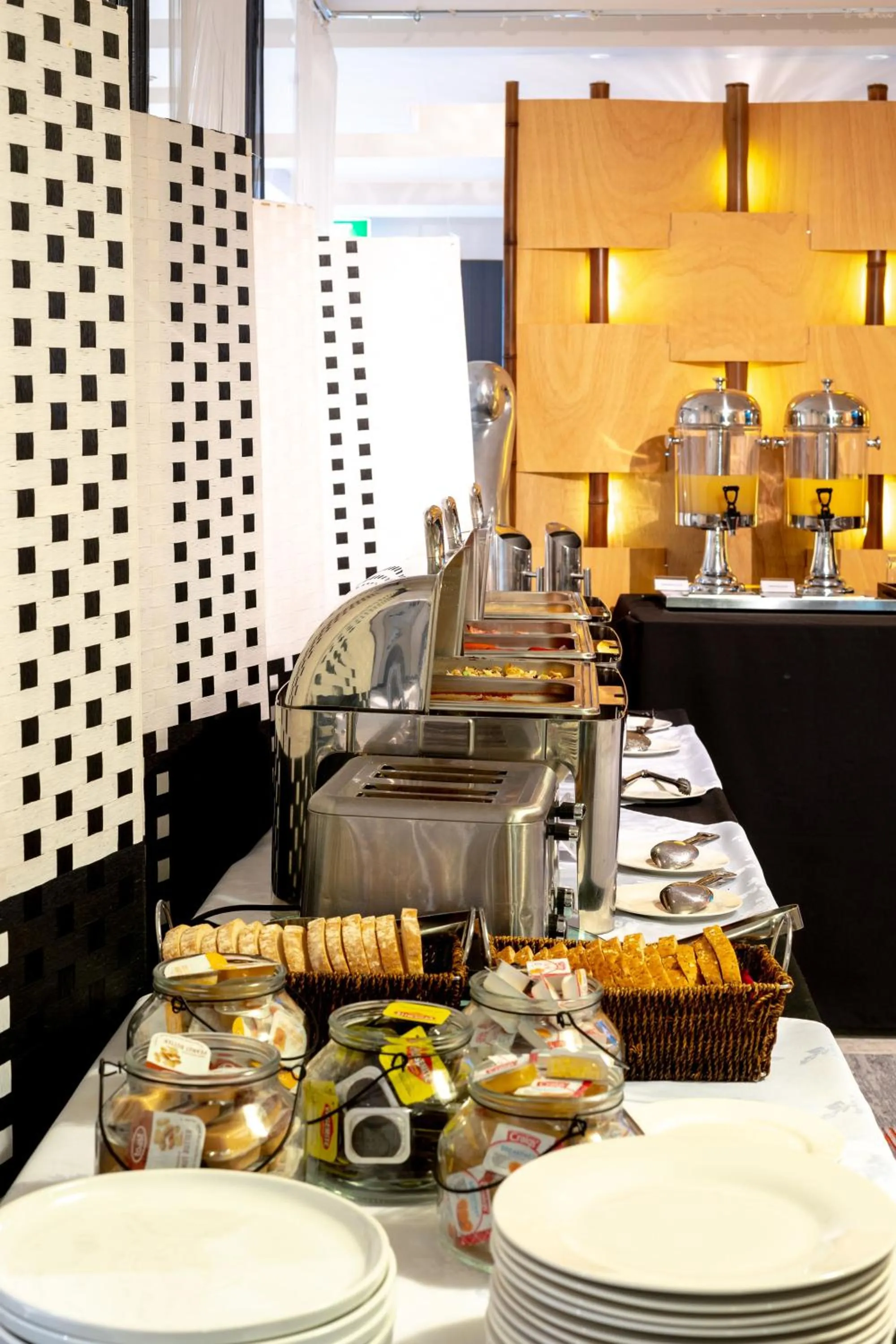 Buffet breakfast in The Quadrant Hotel & Suites