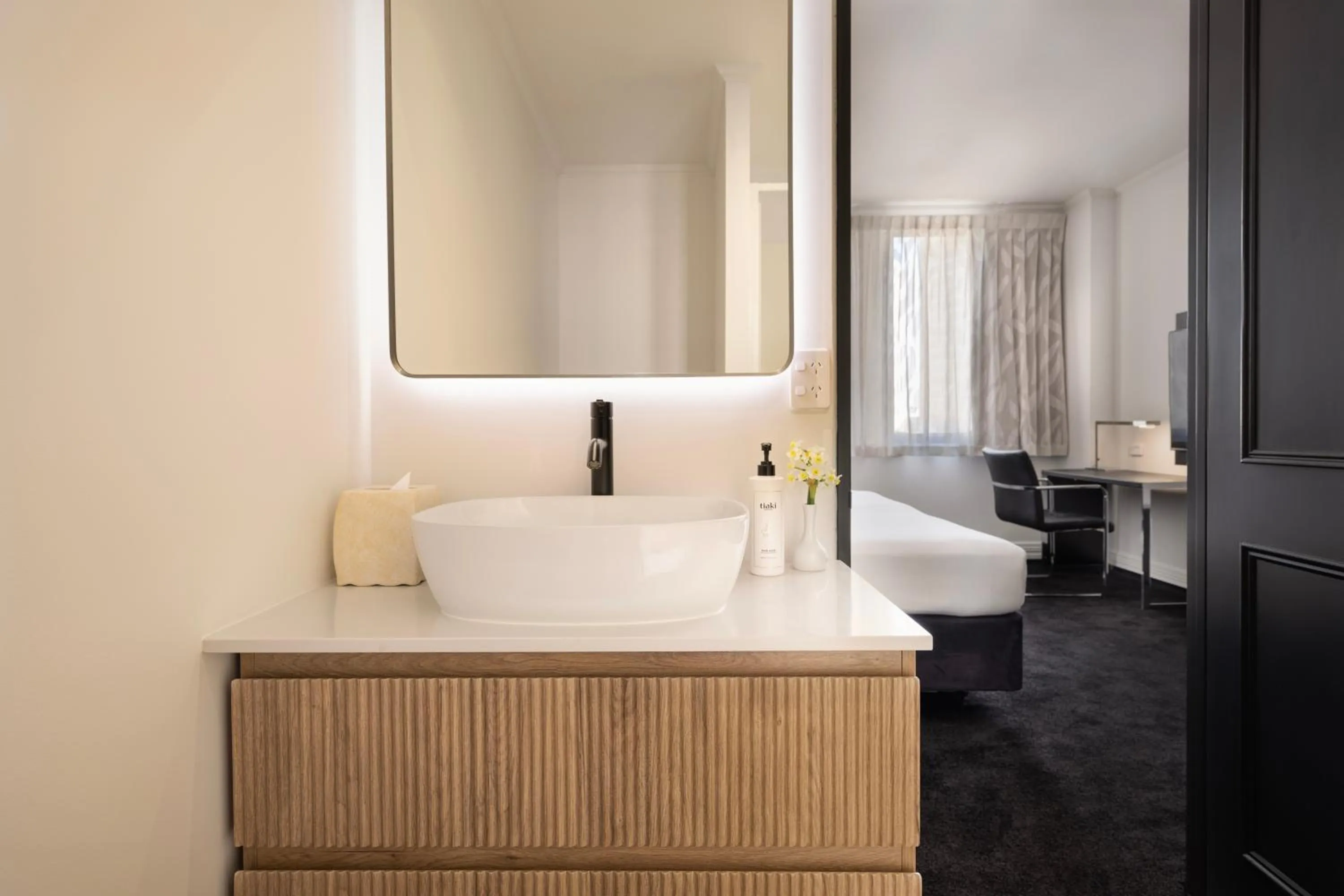 Bathroom, Bed in Edit Auckland Central