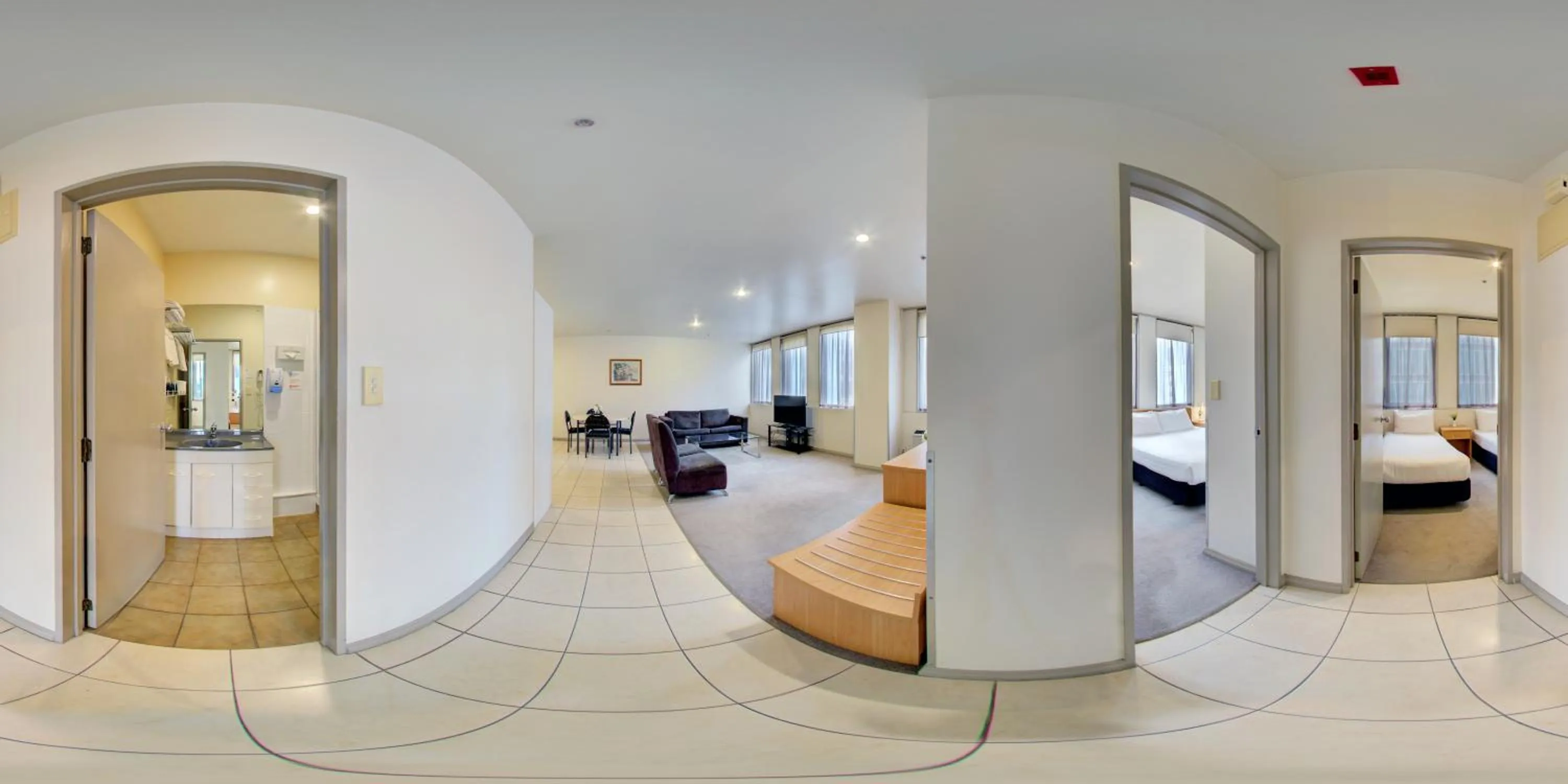 Photo of the whole room, Bed in Edit Auckland Central