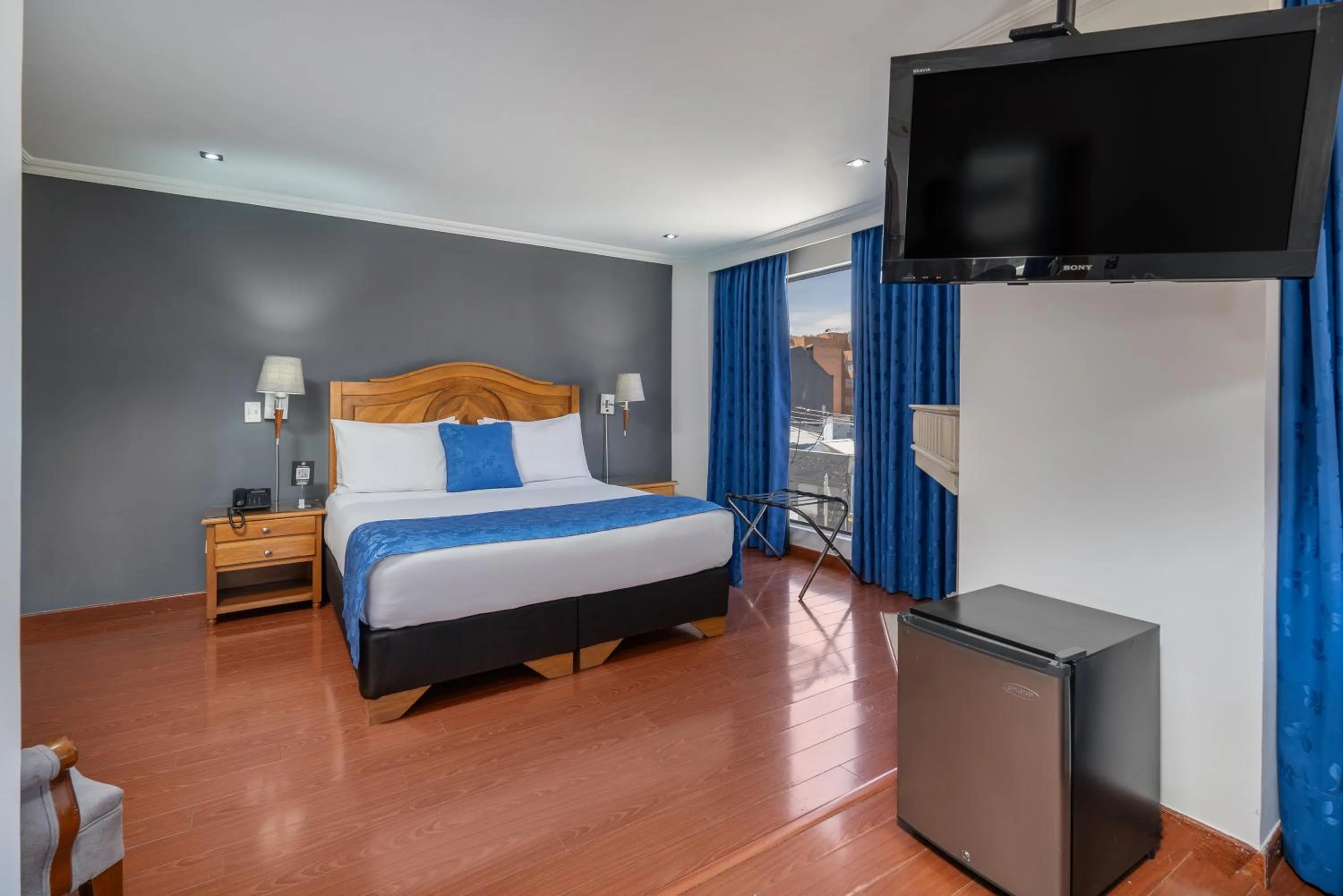 Bedroom, Bed in Hotel Egina Bogotá