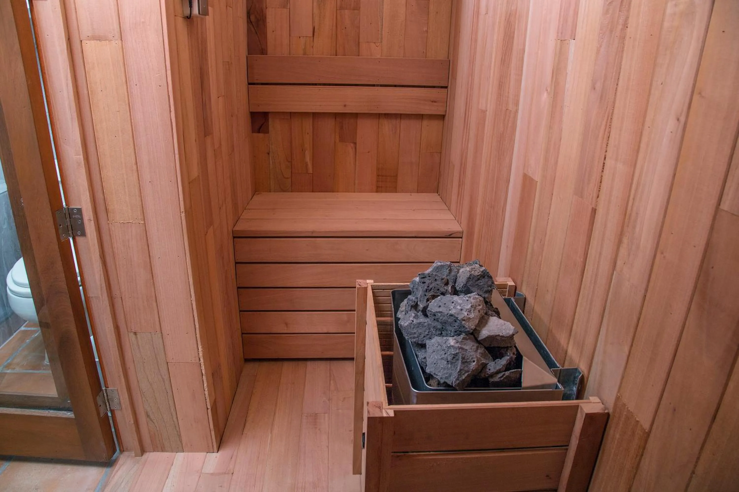 Sauna in Hacienda del Lago Boutique Hotel