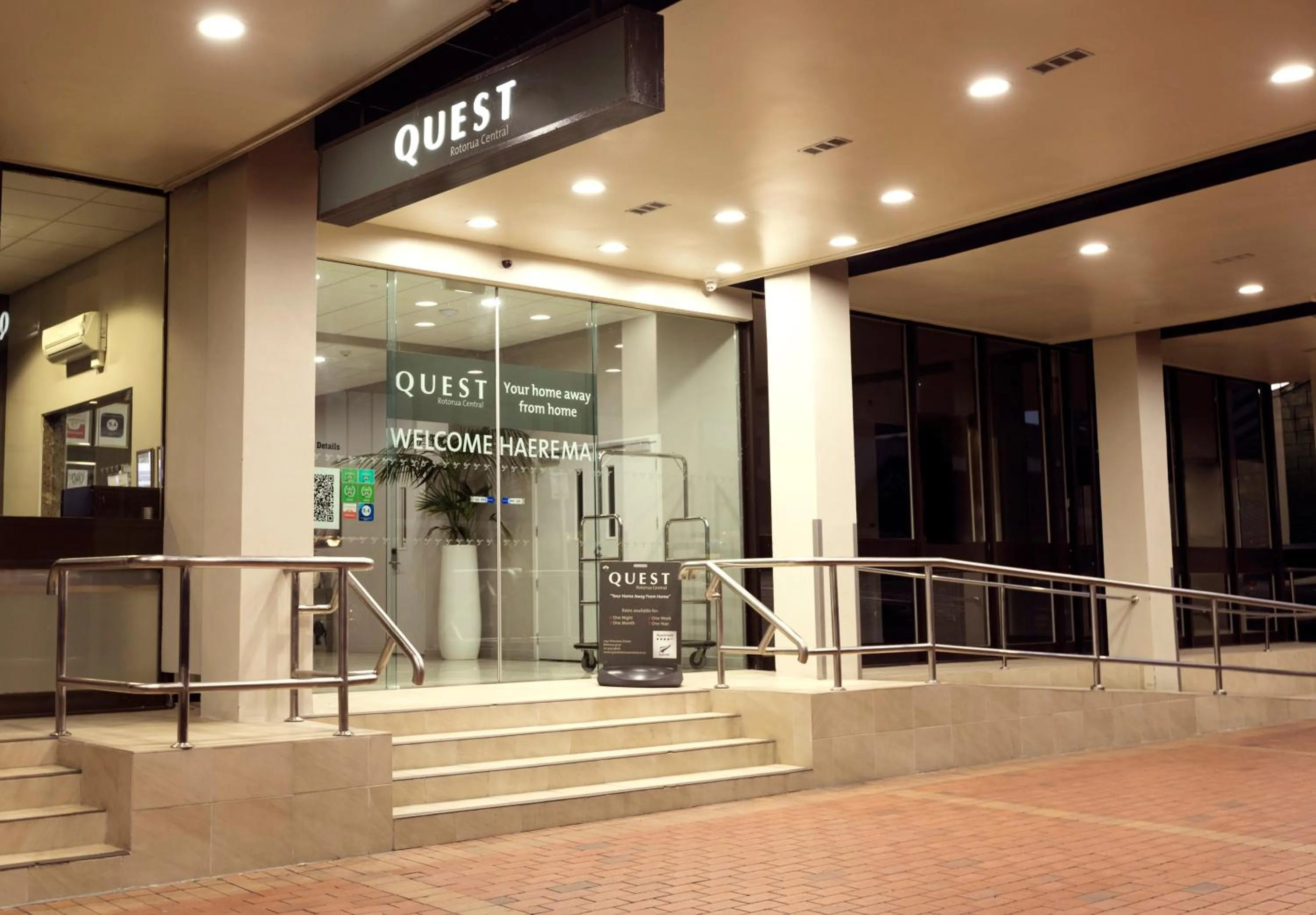Facade/entrance in Quest Rotorua Central