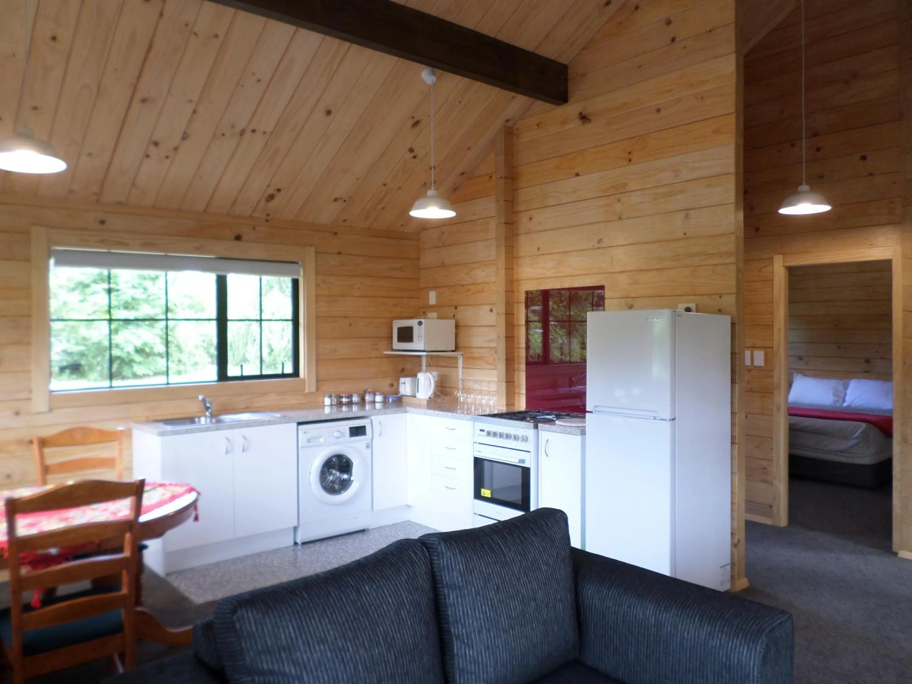 Kitchen or kitchenette in Central Chalets Ltd