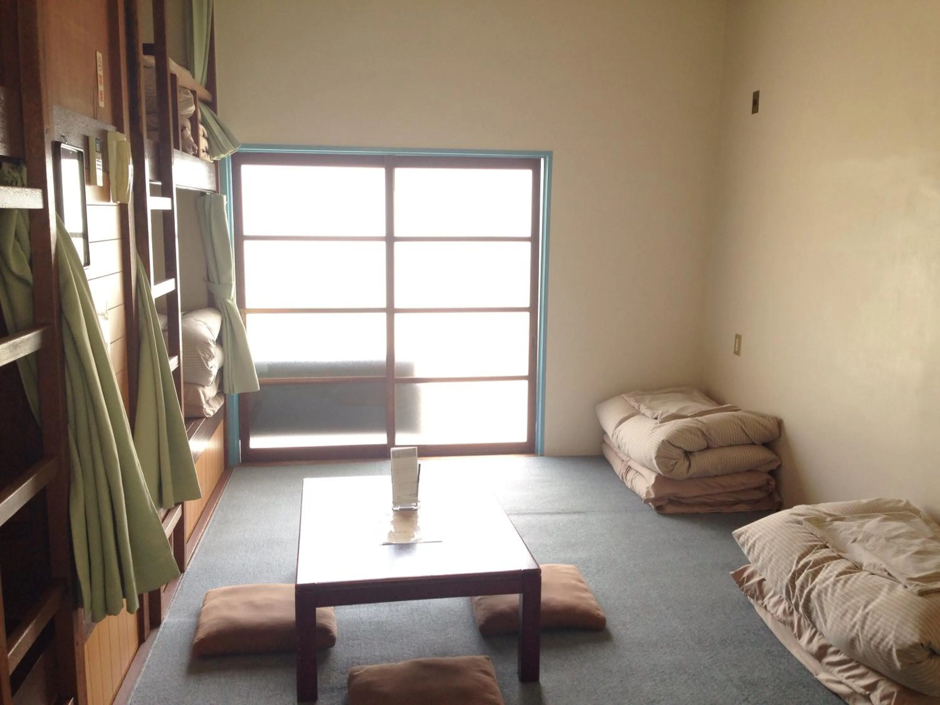 bunk bed, Bed in Amanohashidate Youth Hostel