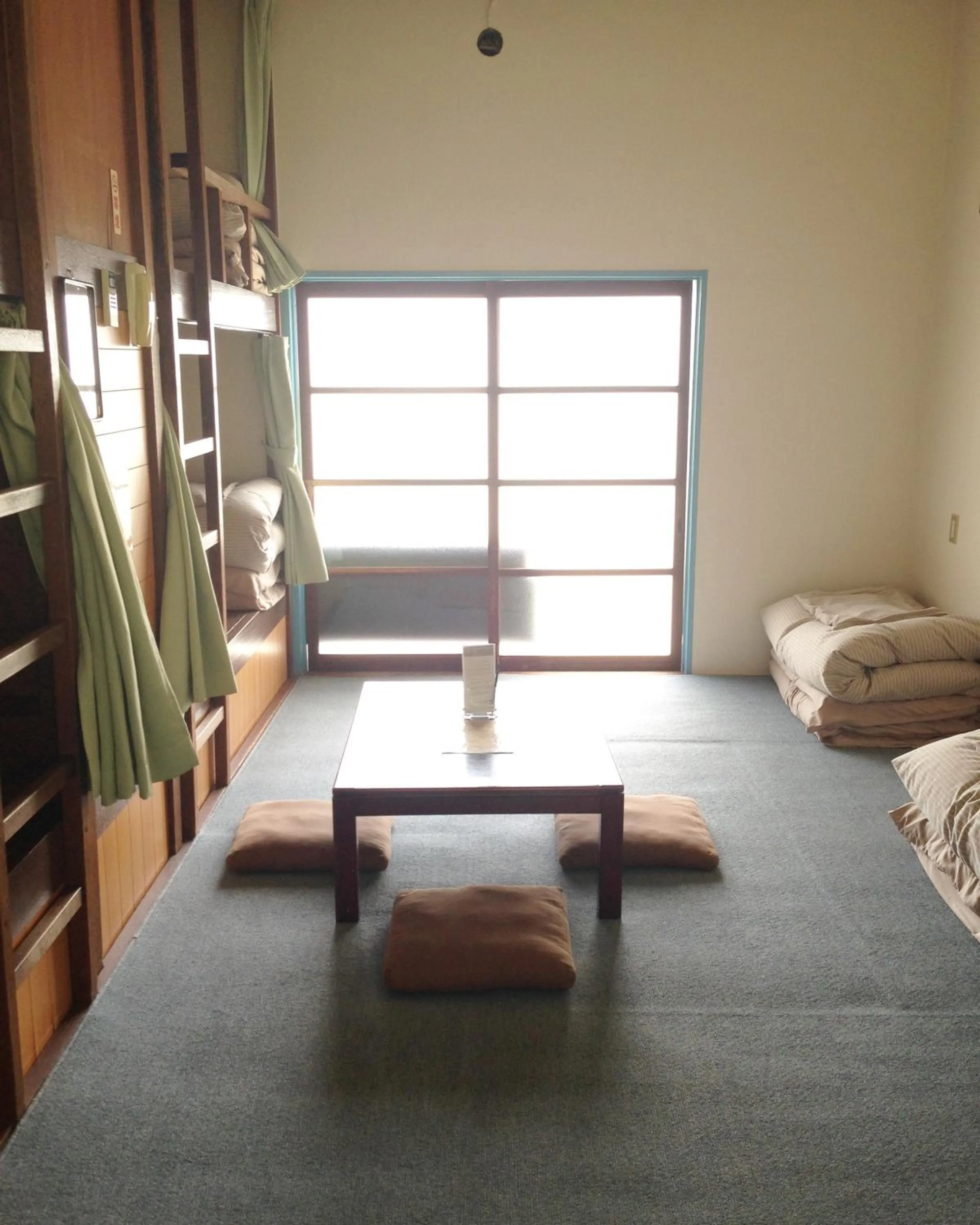 bunk bed, Bed in Amanohashidate Youth Hostel