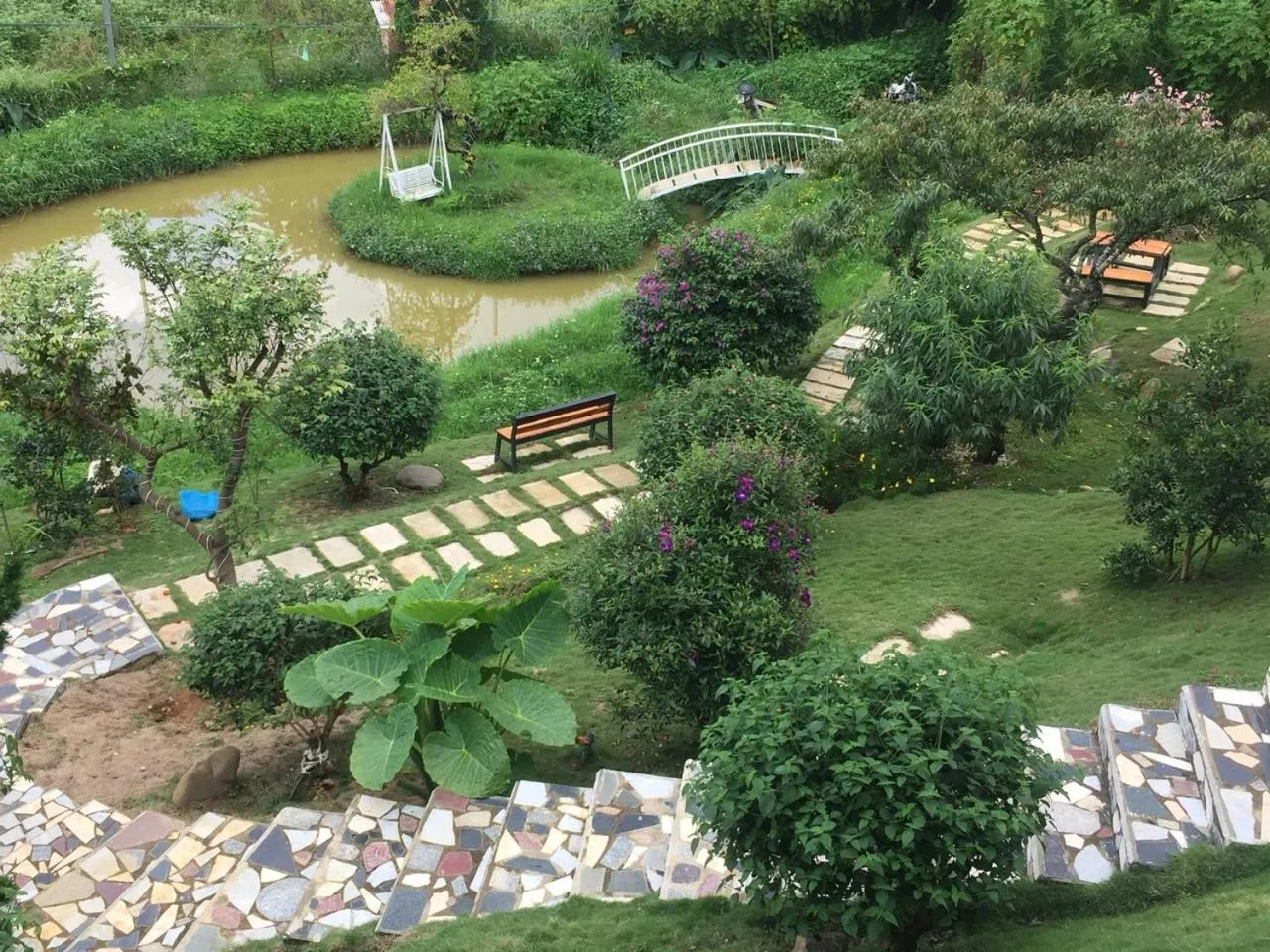 Bird's eye view in An Garden Dalat