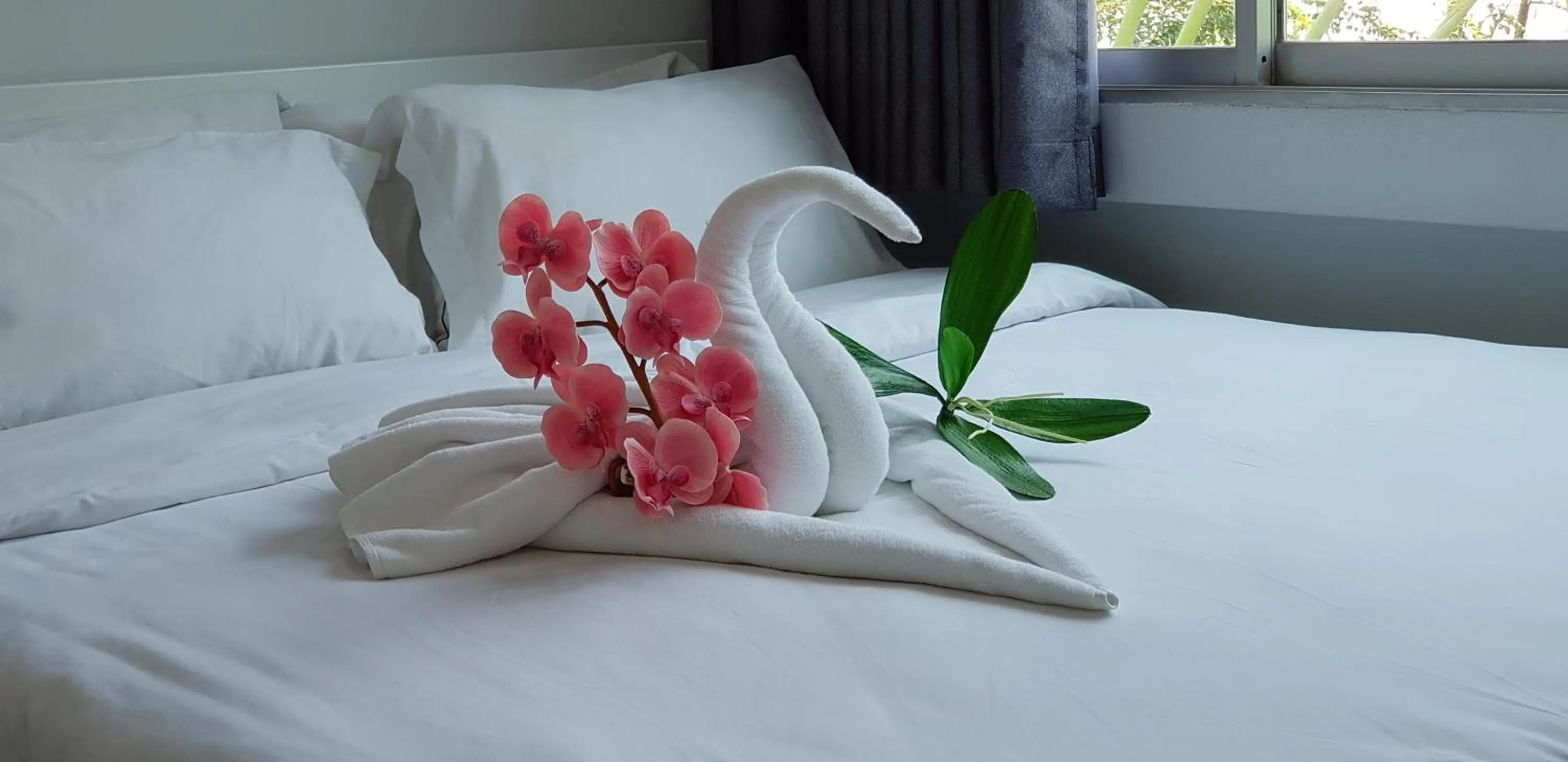 Decorative detail, Bed in NK Guesthouse 2