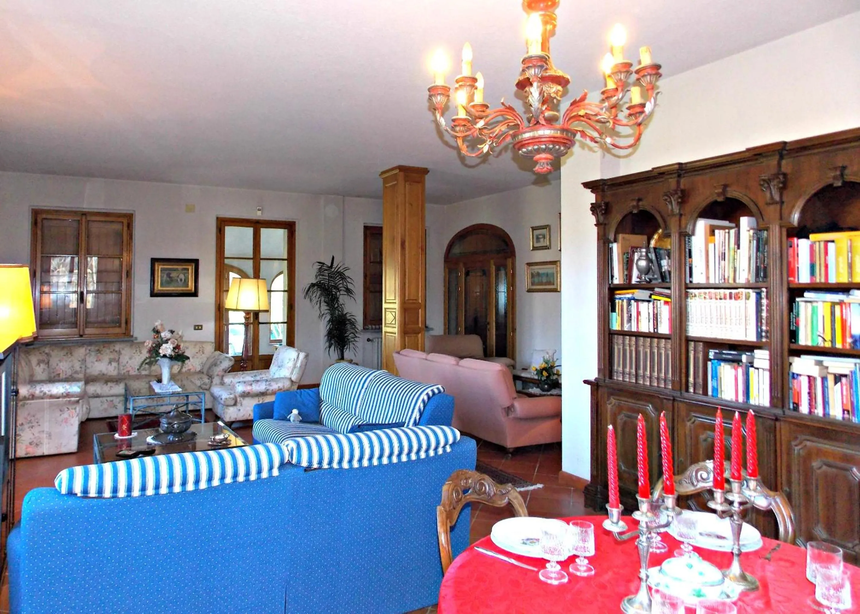 Living room in Villa Cristina