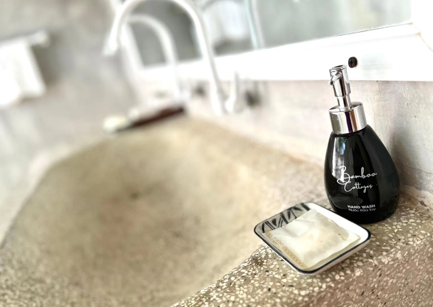 Shower in Bamboo Cottages