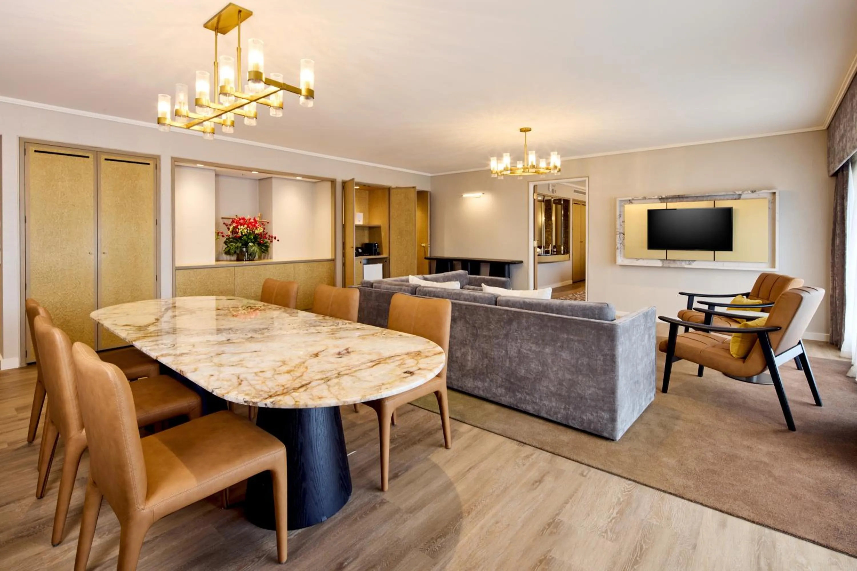 Living room in Grand Millennium Auckland