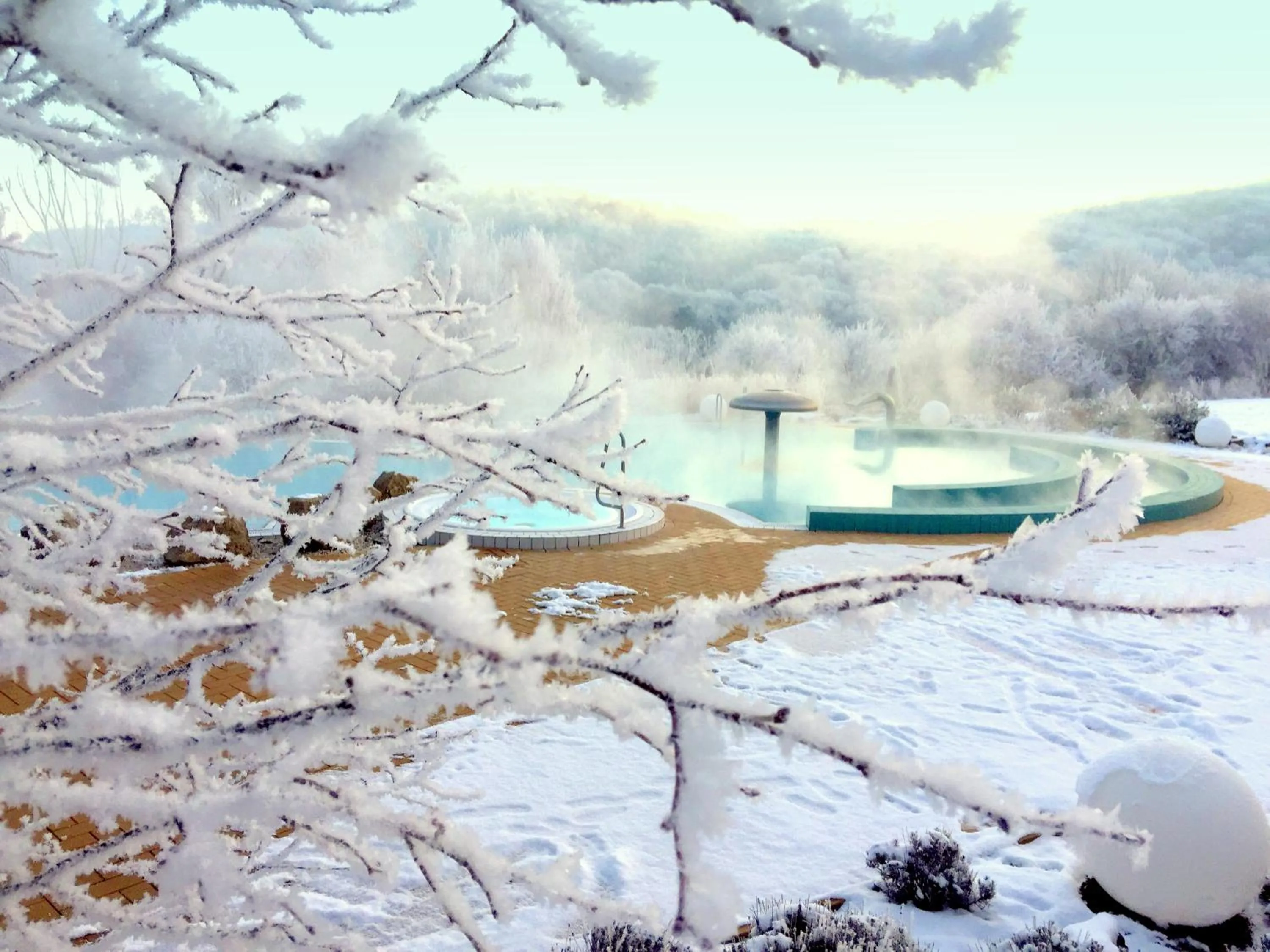 Swimming pool in Hotel an der Therme Bad Sulza
