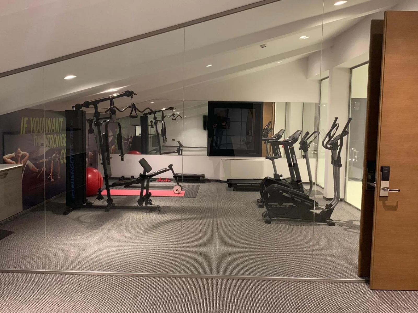 Fitness centre/facilities in Hotel Rubis