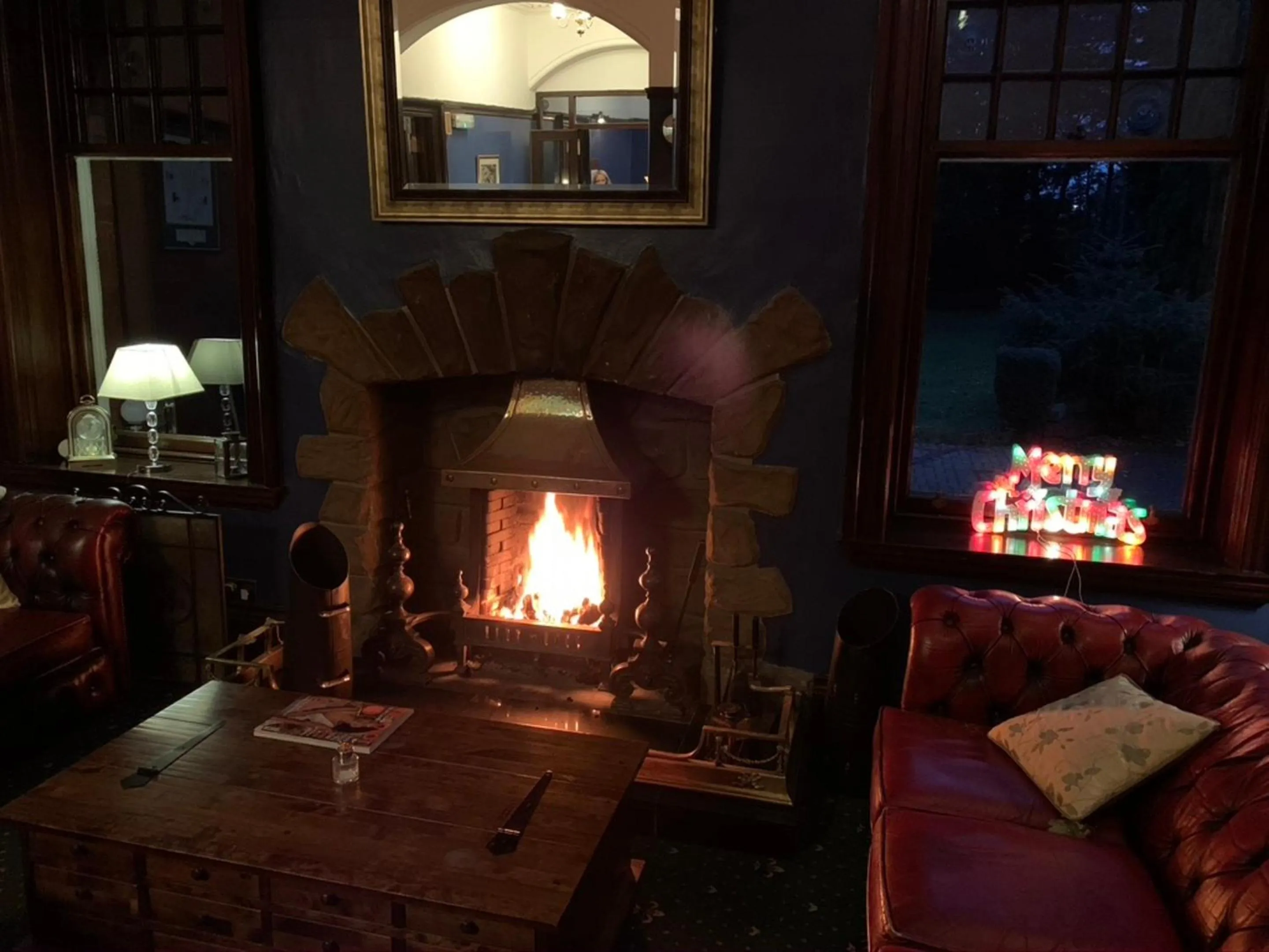 Seating area in OYO Dunmar House Hotel