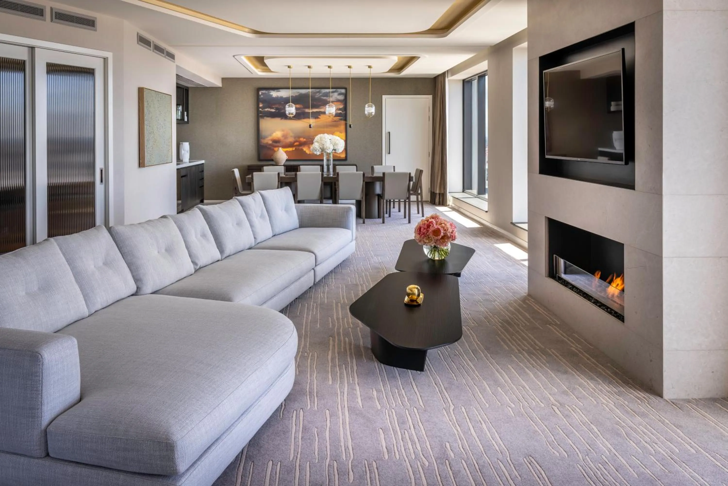 Living room in Cordis, Auckland by Langham Hospitality Group