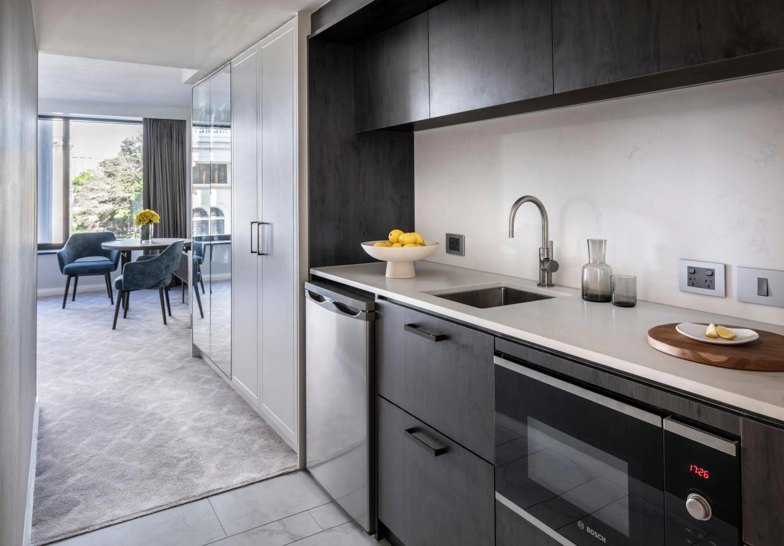 Kitchen or kitchenette in Cordis, Auckland by Langham Hospitality Group