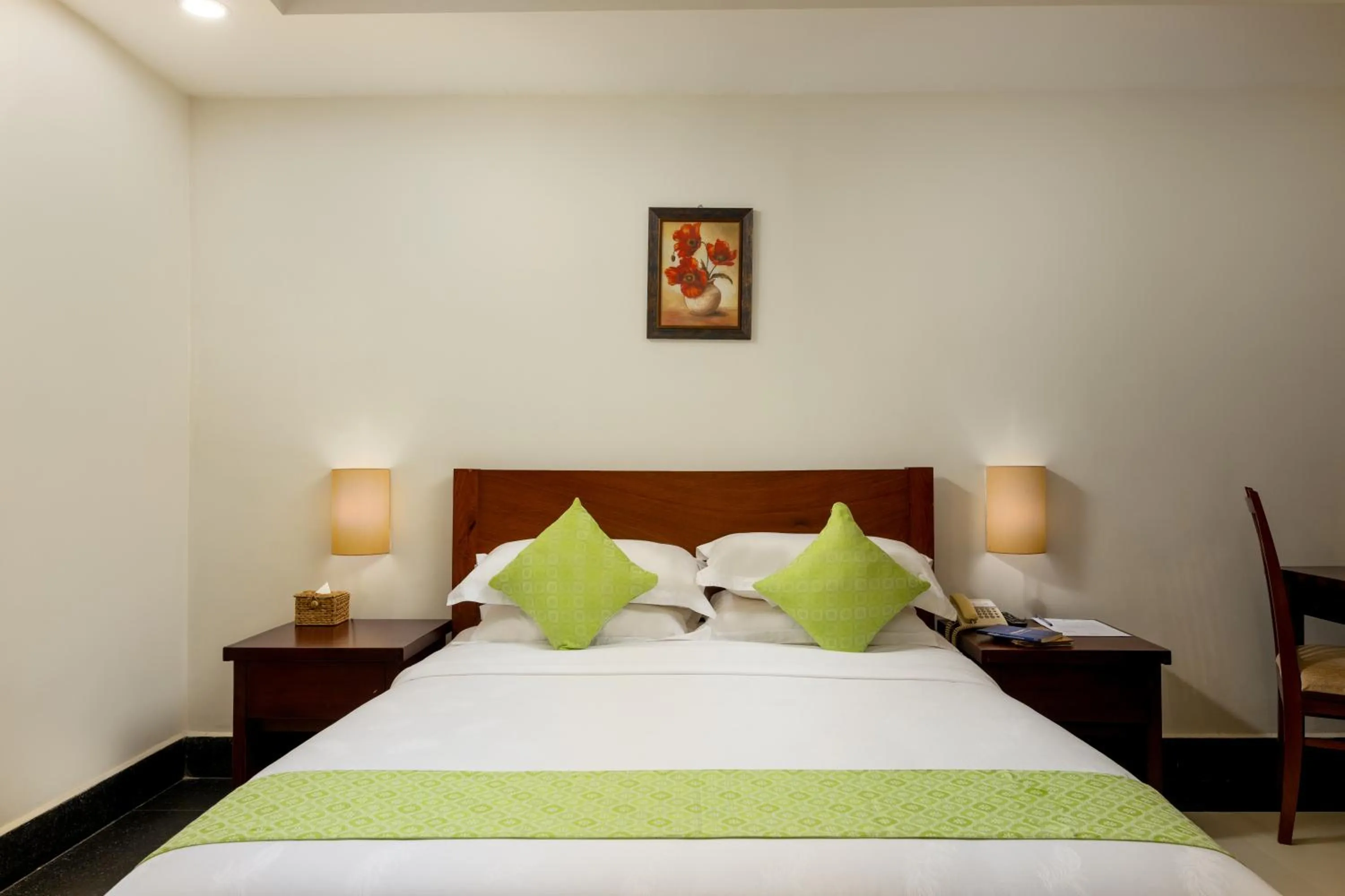 Bed in Skyline Boutique Hotel