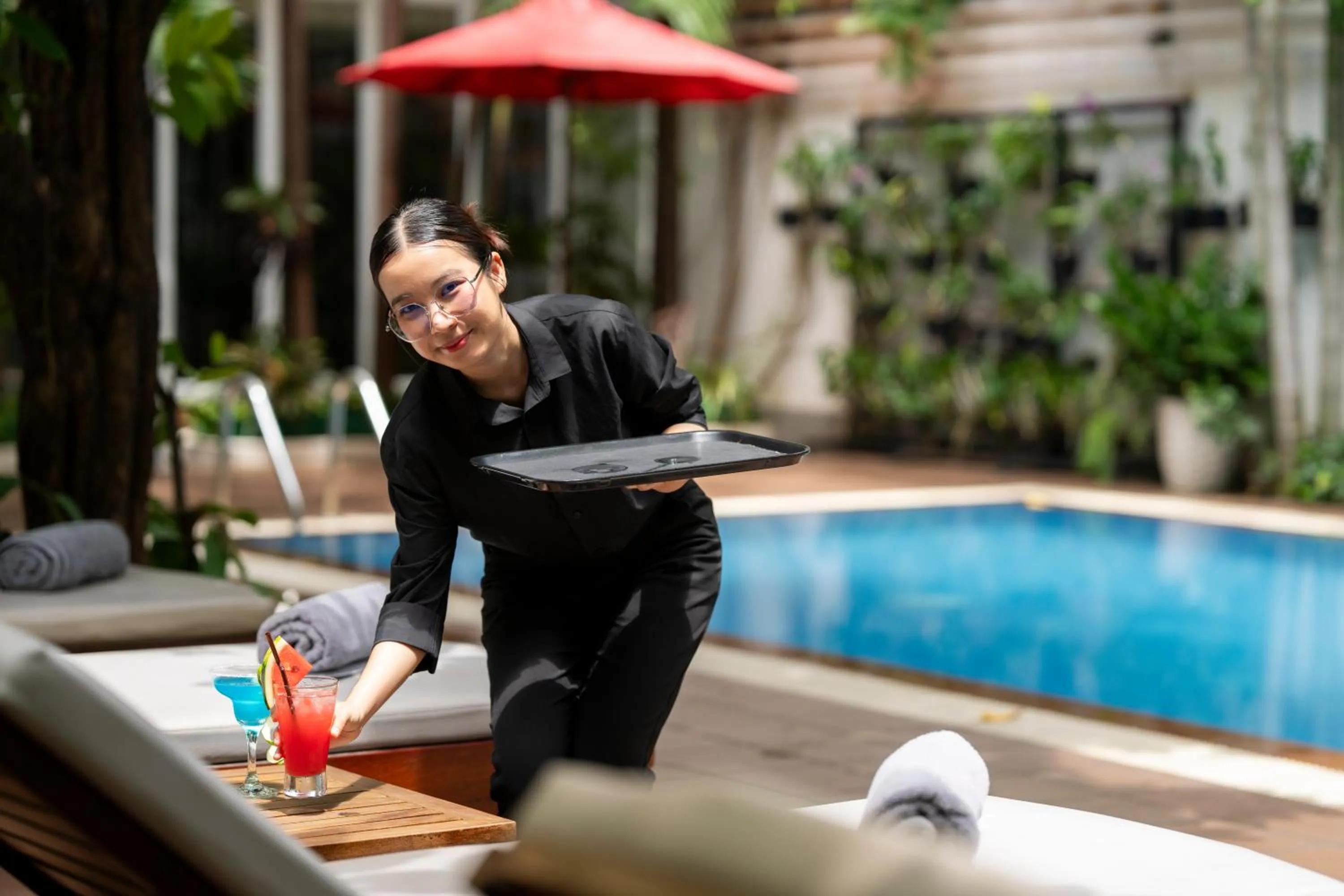 Swimming pool in Skyline Boutique Hotel