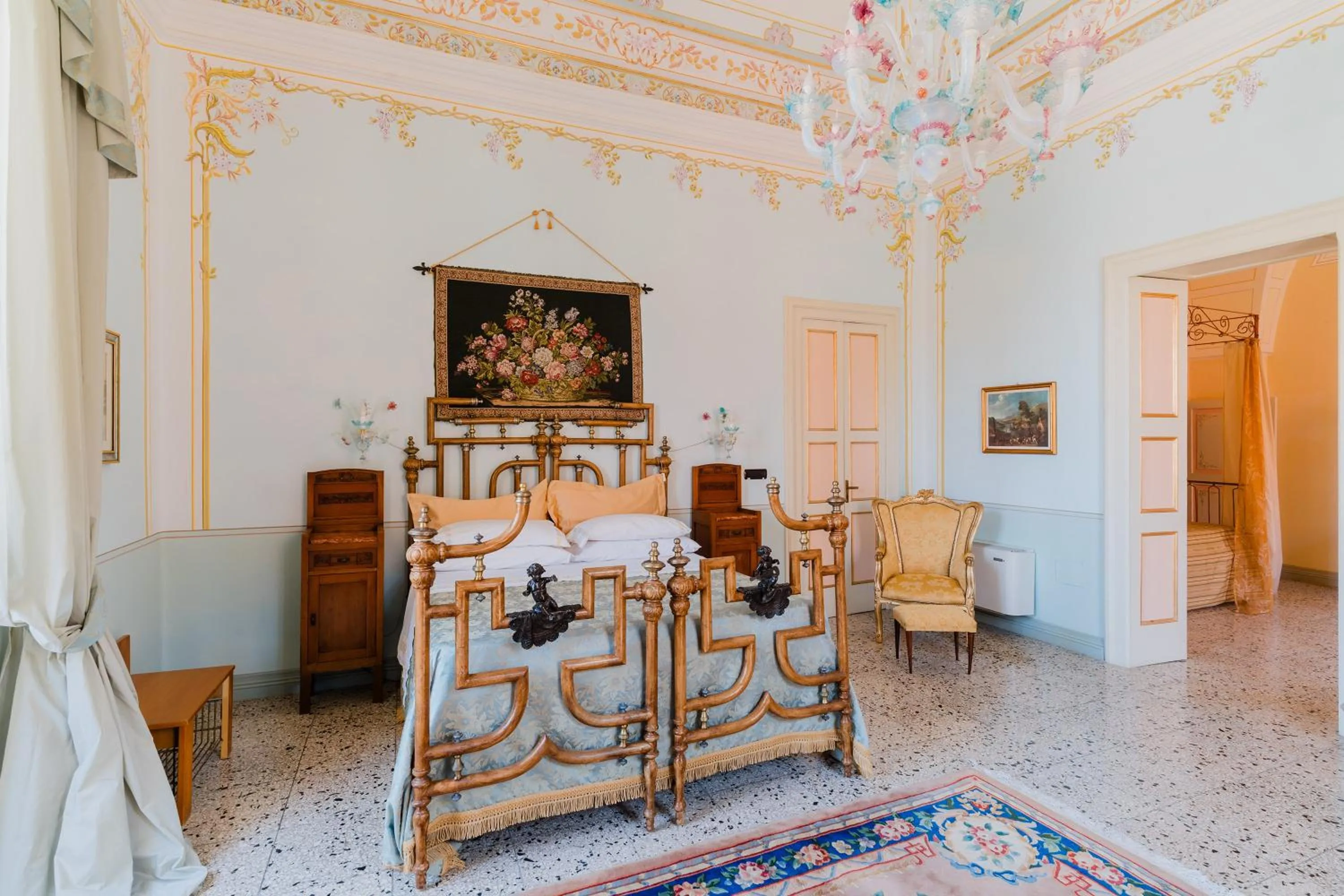 Bedroom in Palazzo De Castro