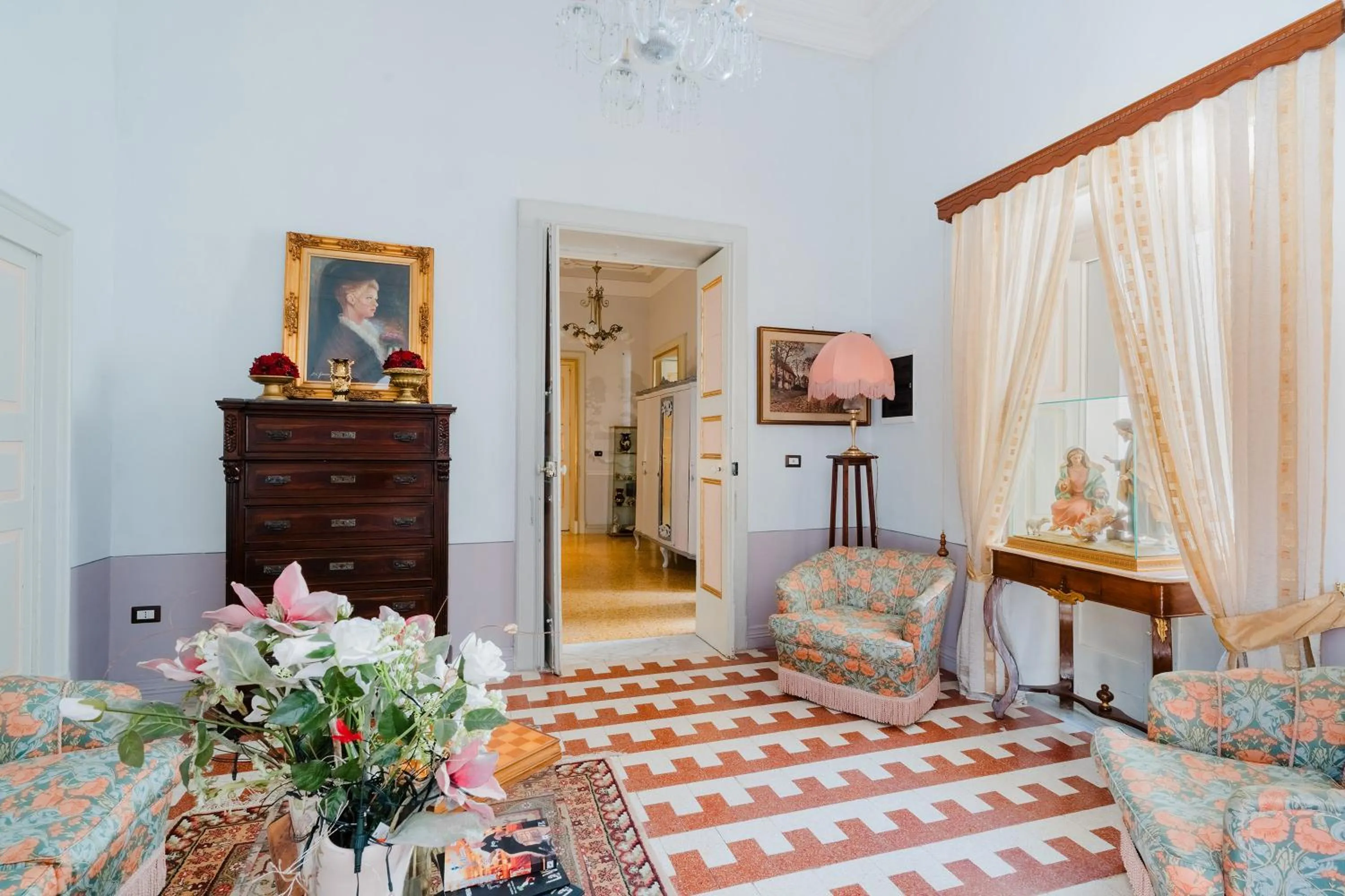 Bed in Palazzo De Castro