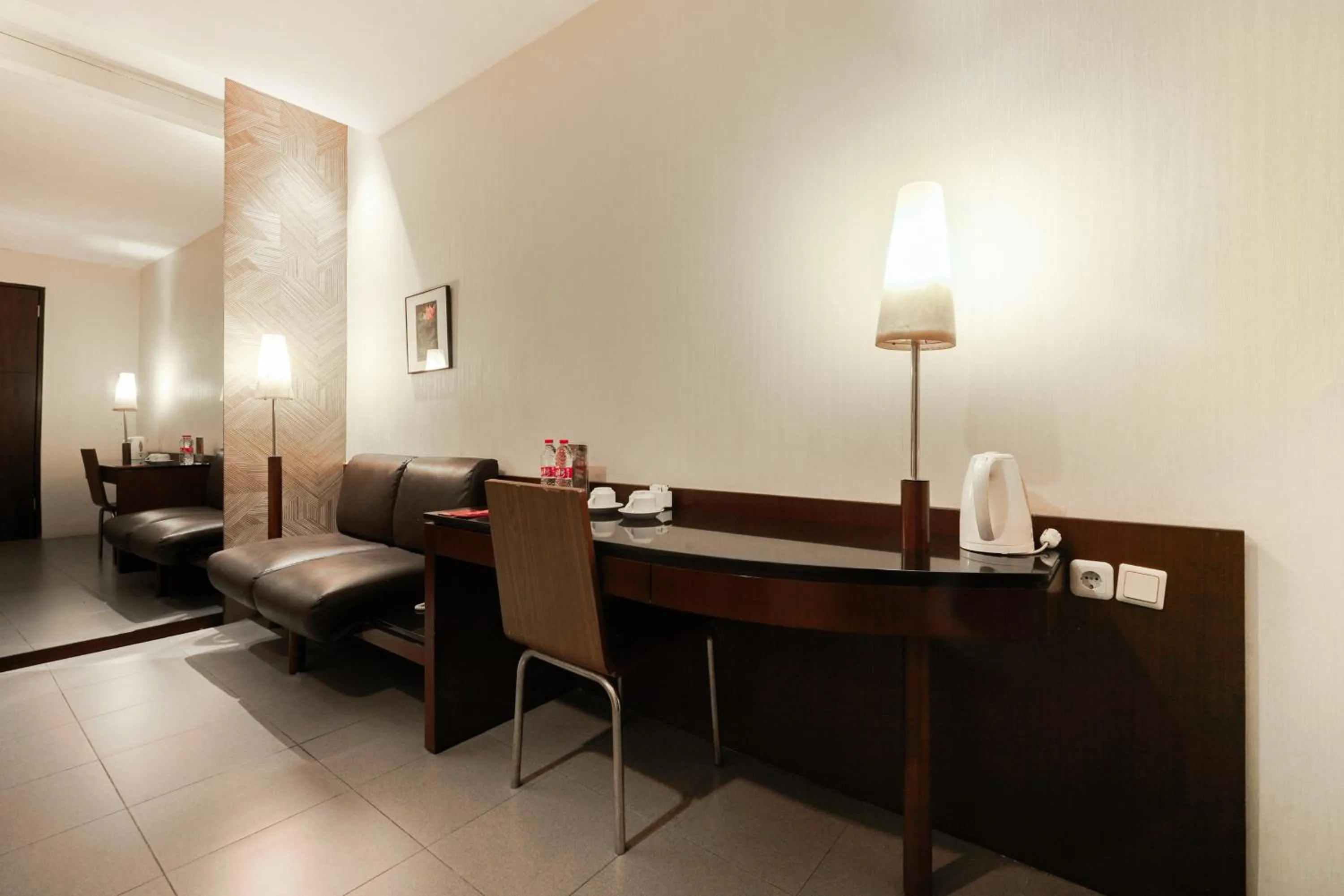 Seating area in RedDoorz Plus @ Cipaganti Street 3