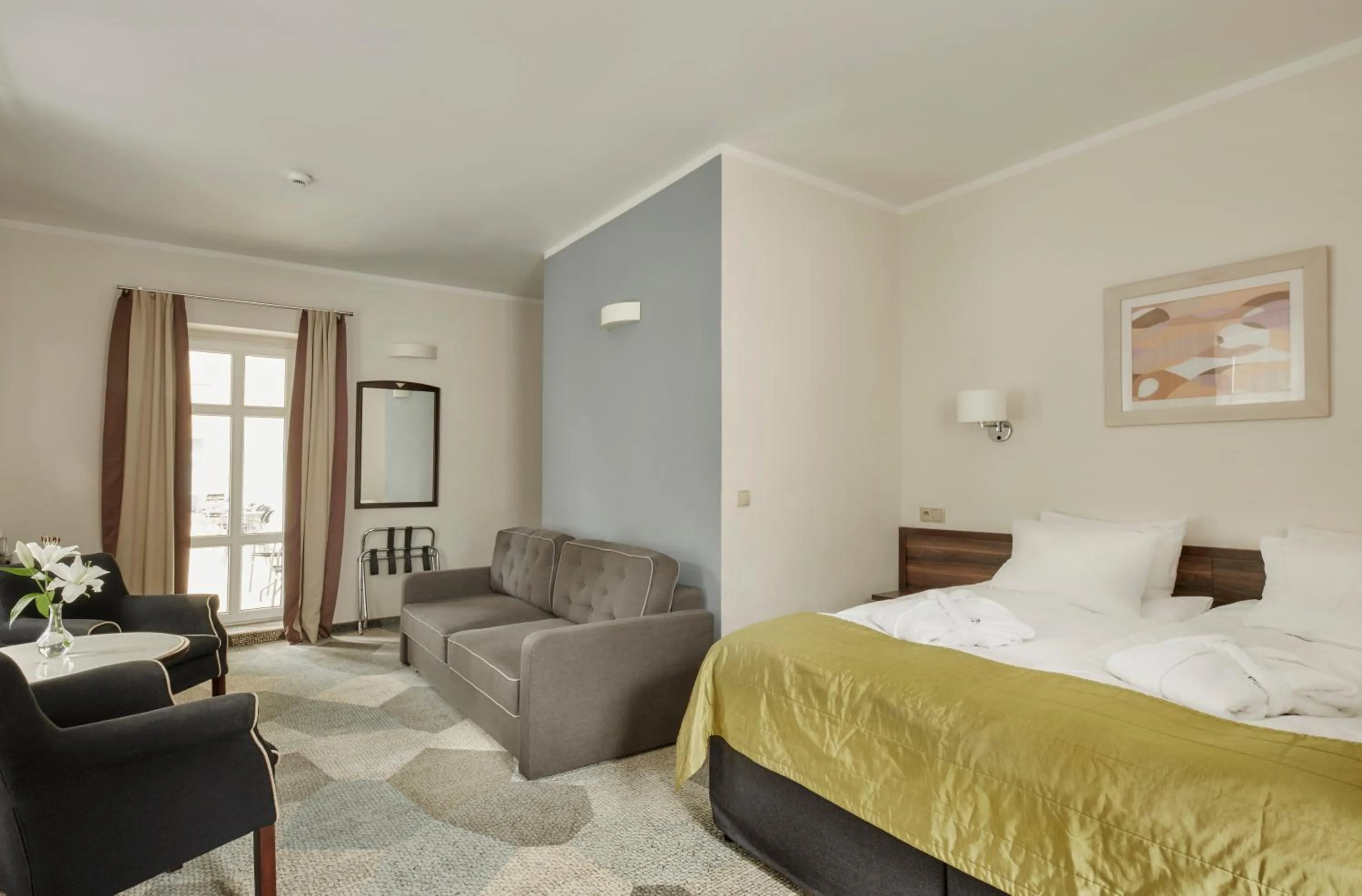 Bed in Impresja Art Resort