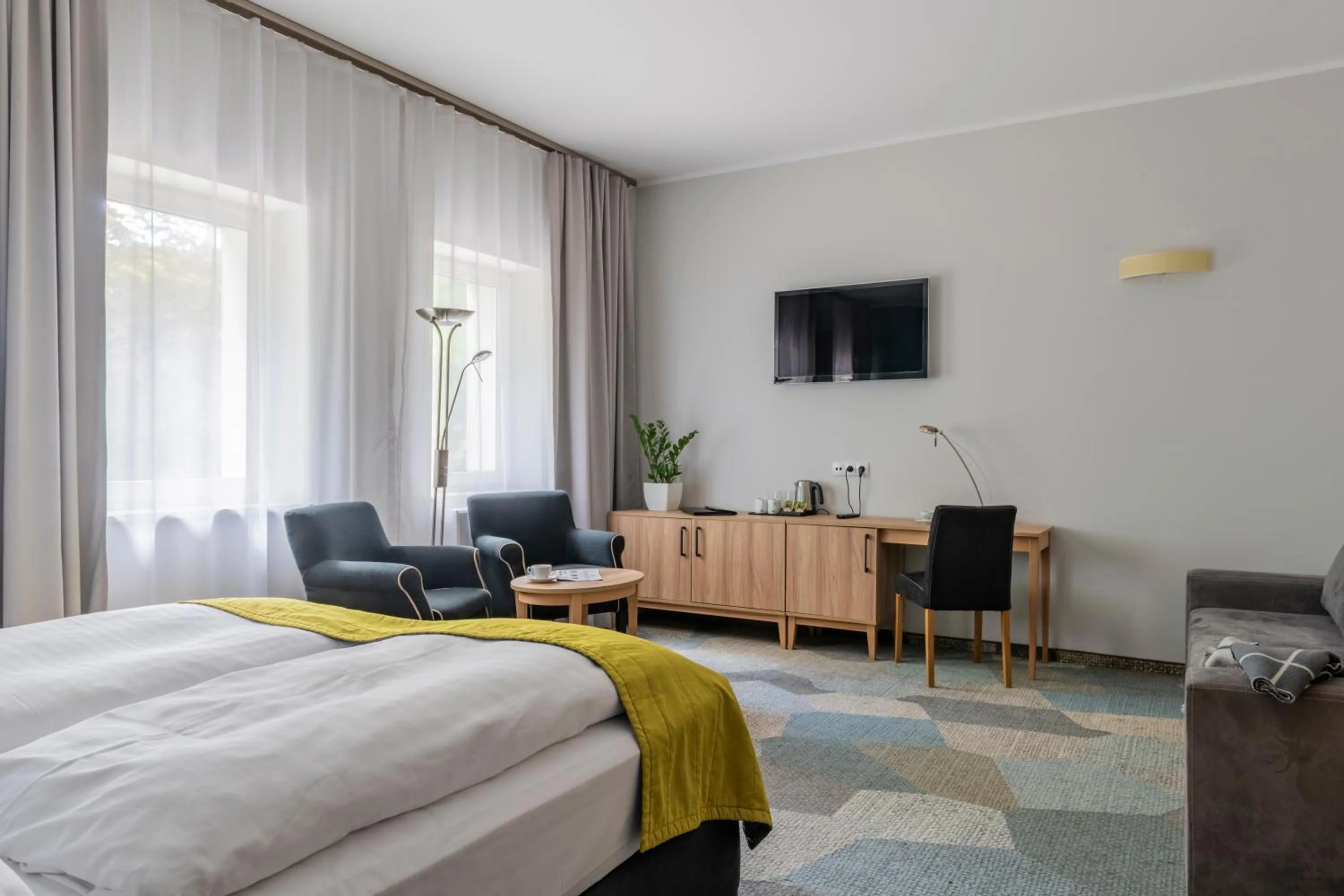 Bed in Impresja Art Resort