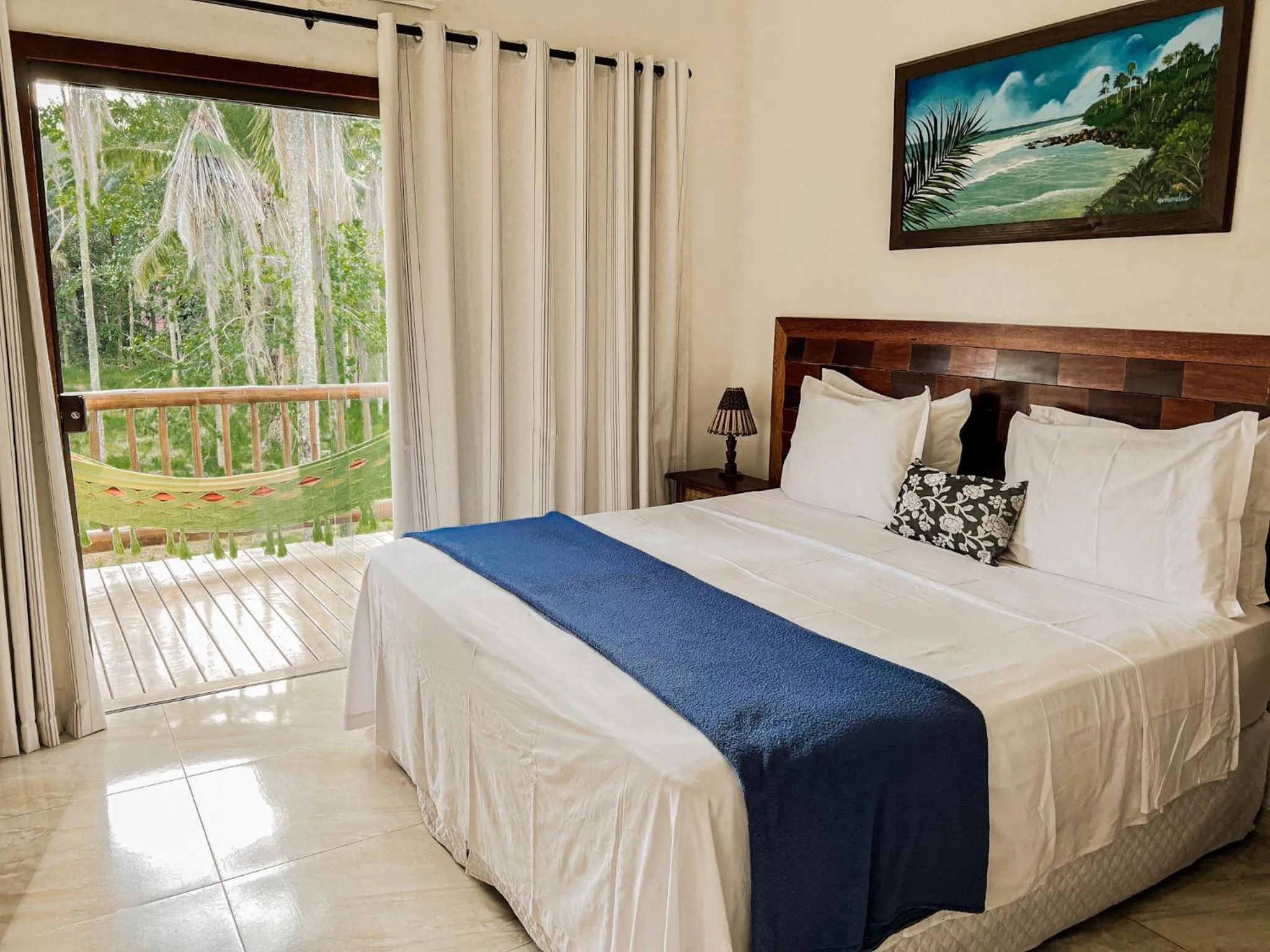 Bed in Conchas do Mar Residence