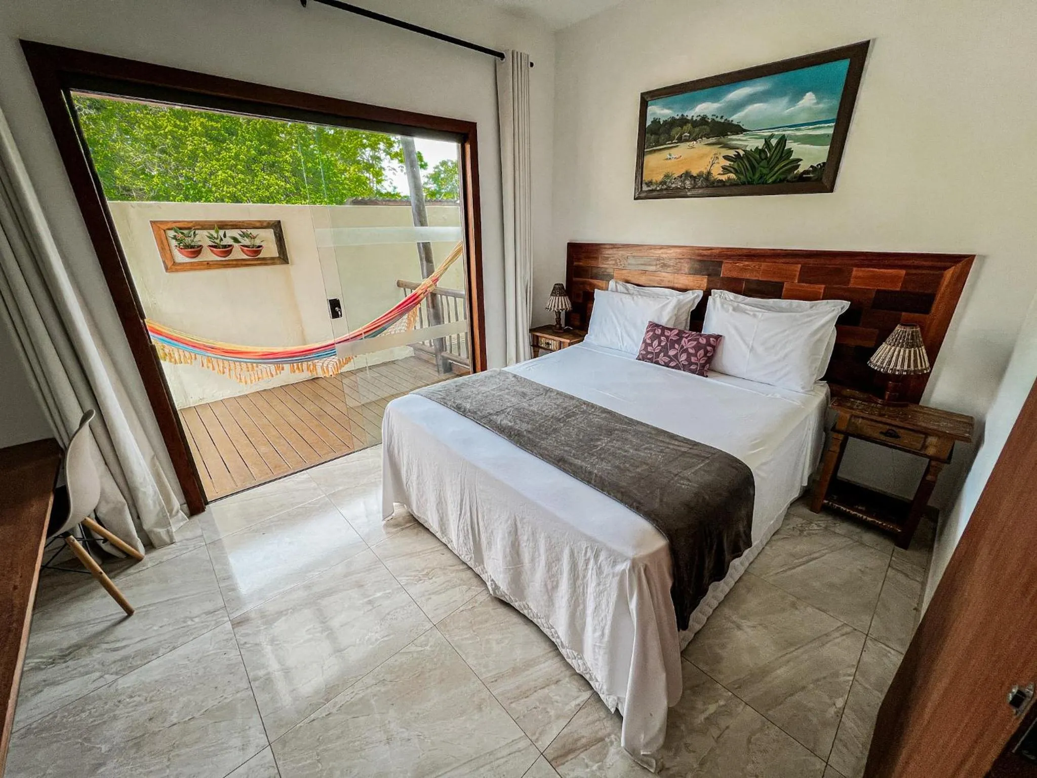 Bed in Conchas do Mar Residence