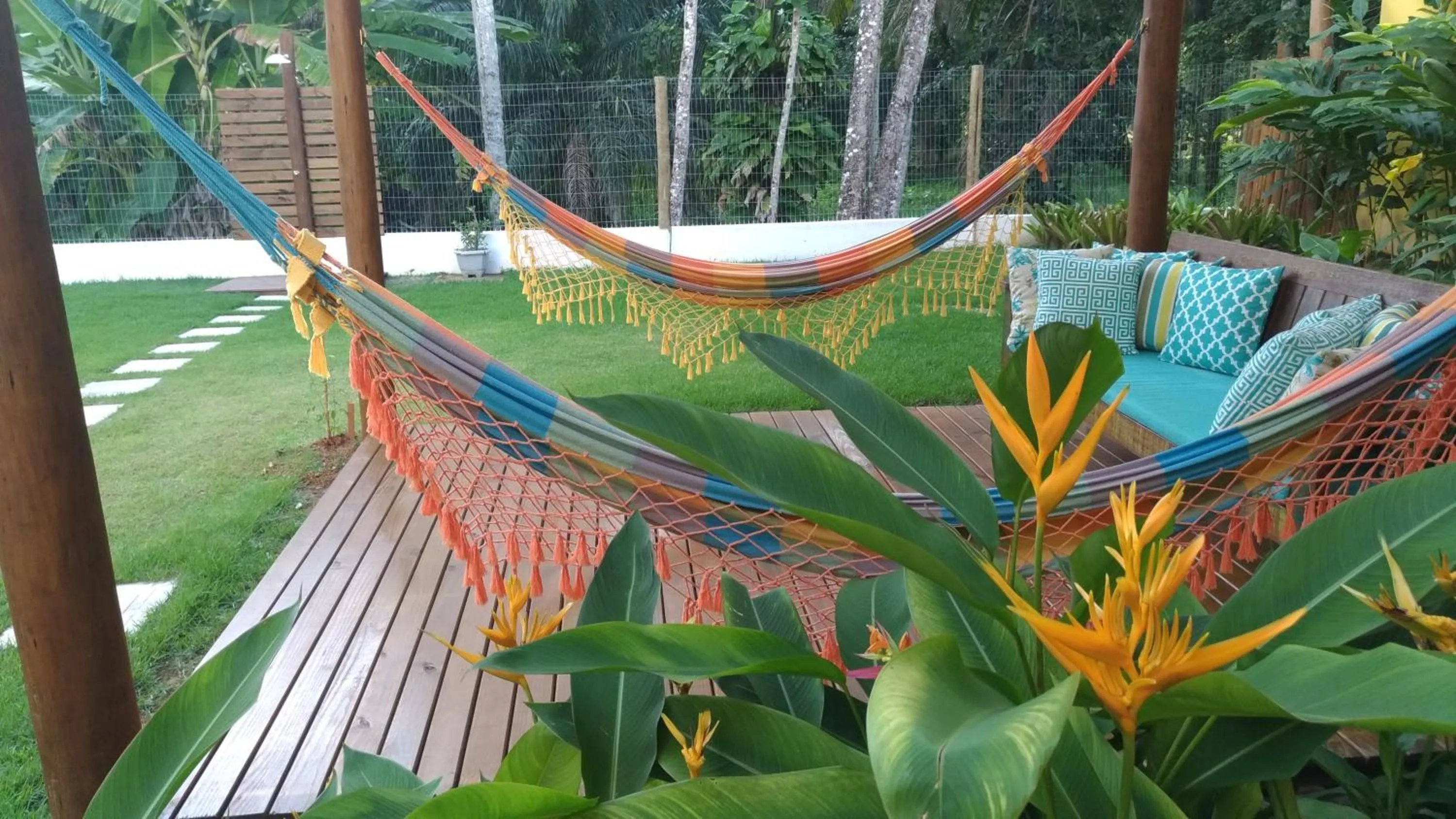 Garden in Conchas do Mar Residence