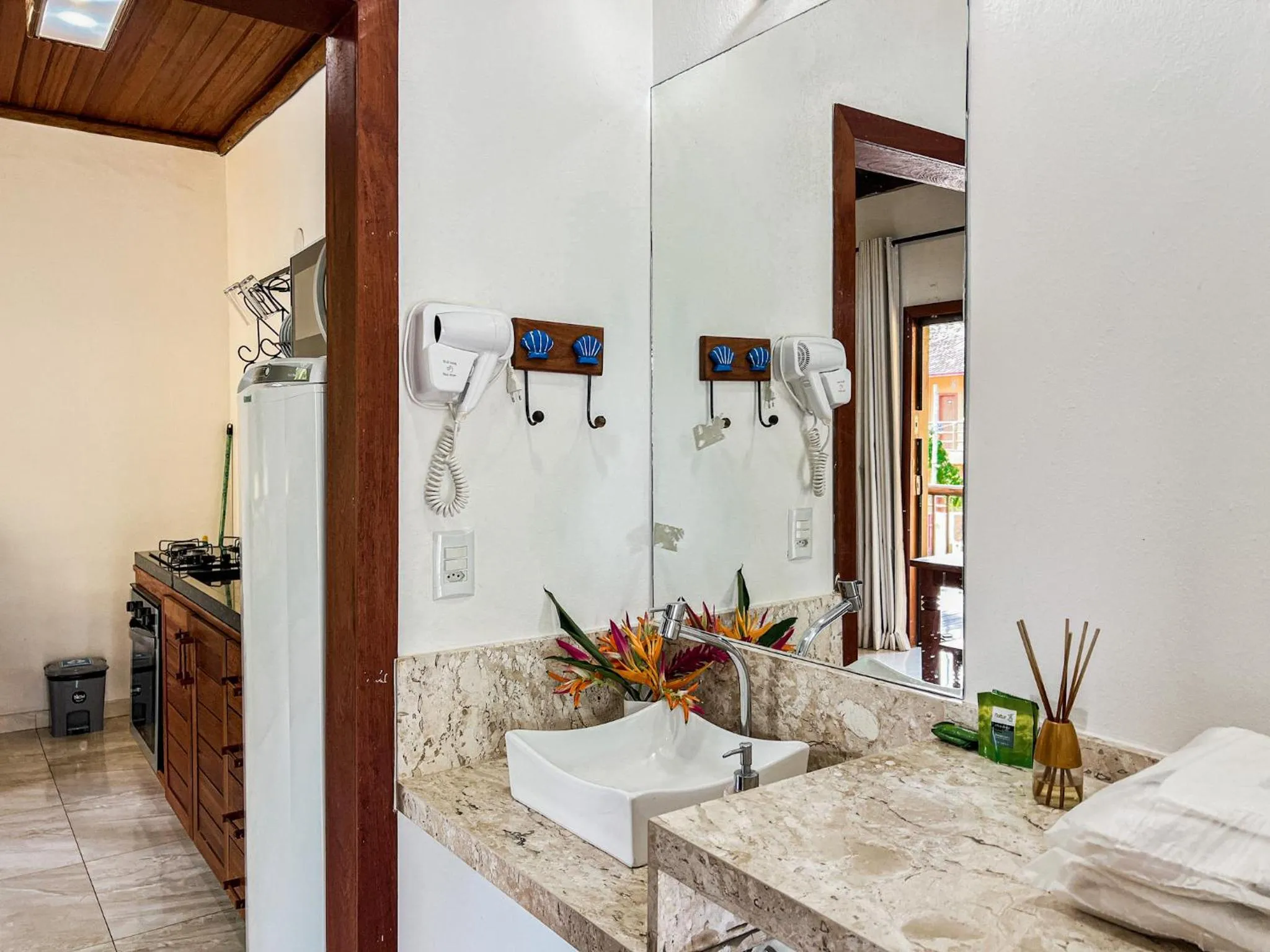 Bathroom in Conchas do Mar Residence