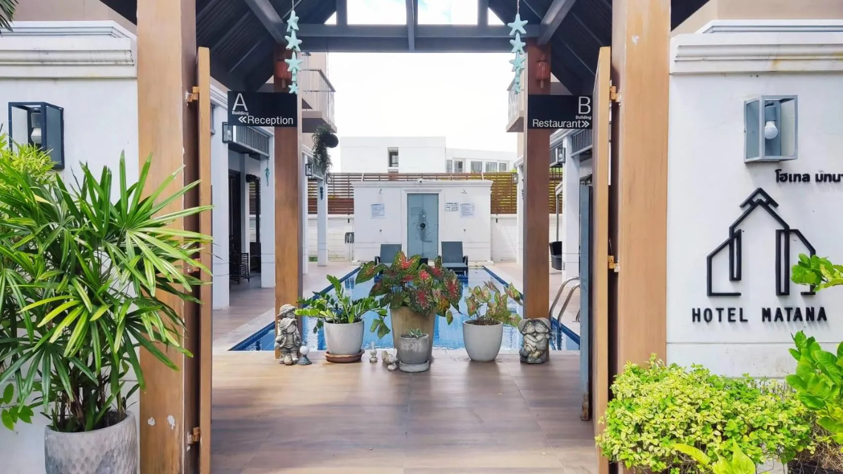 Property building in Hotel Matana