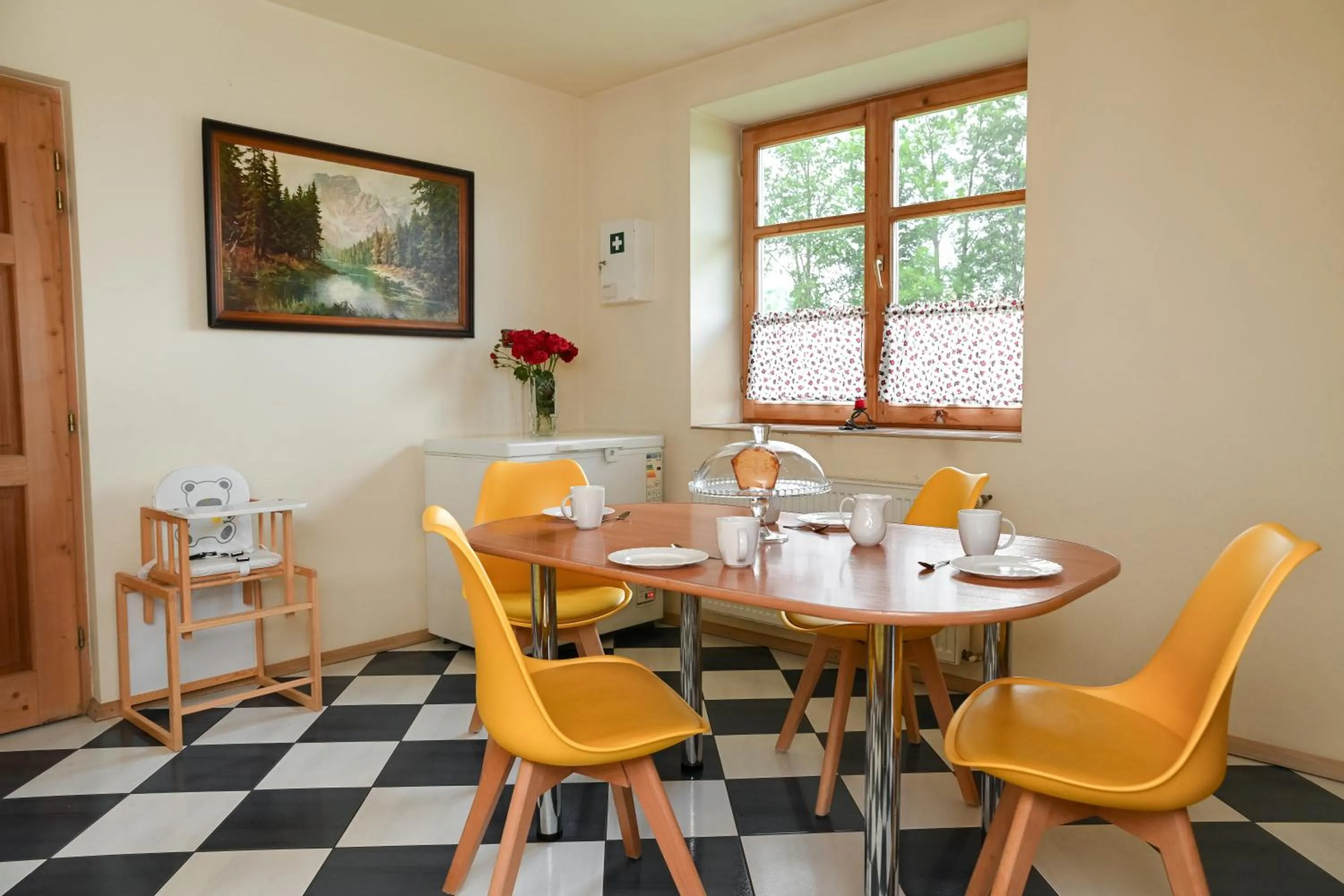 Seating area in Zakątek Pod Smrekami