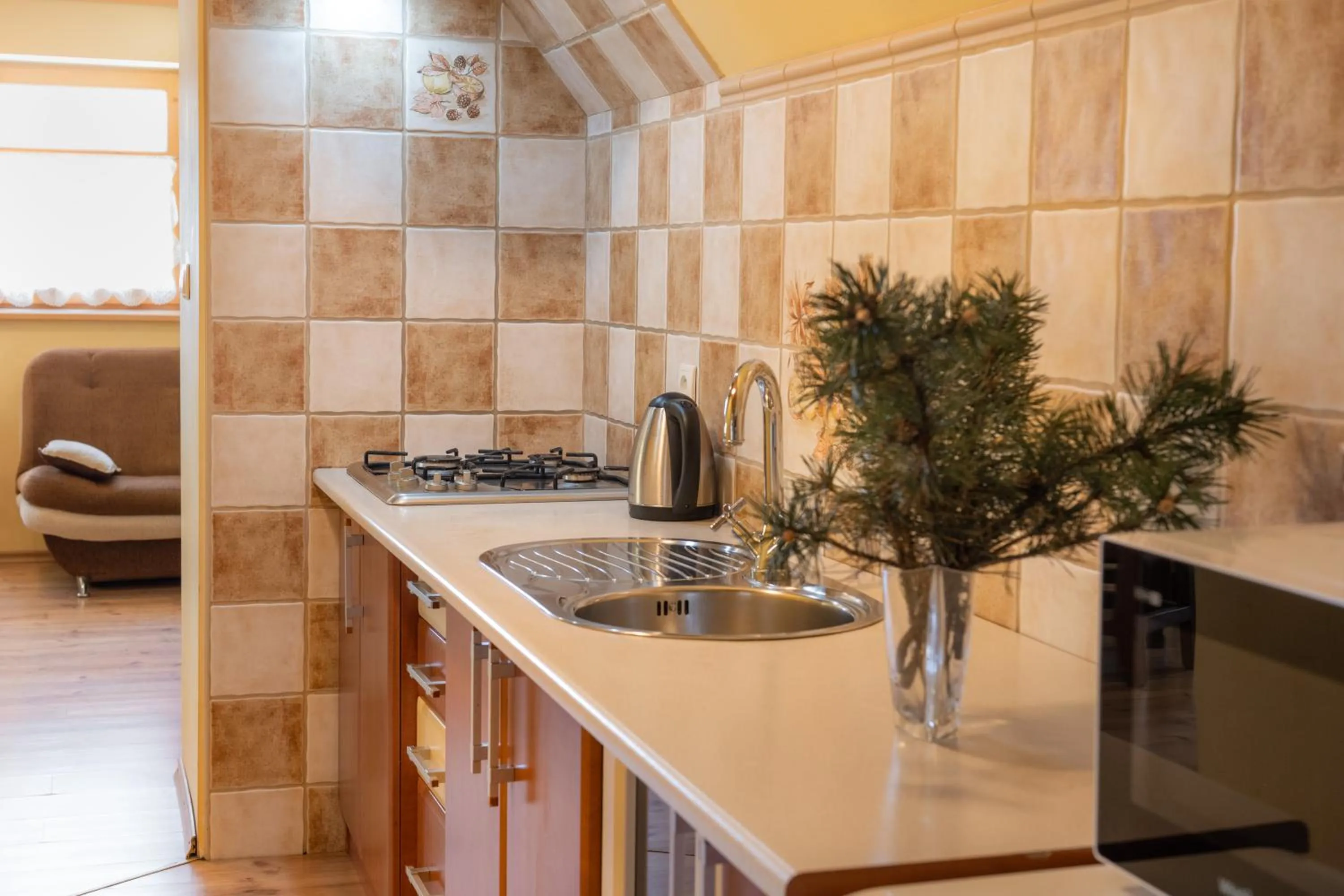 Kitchen or kitchenette in Zakątek Pod Smrekami