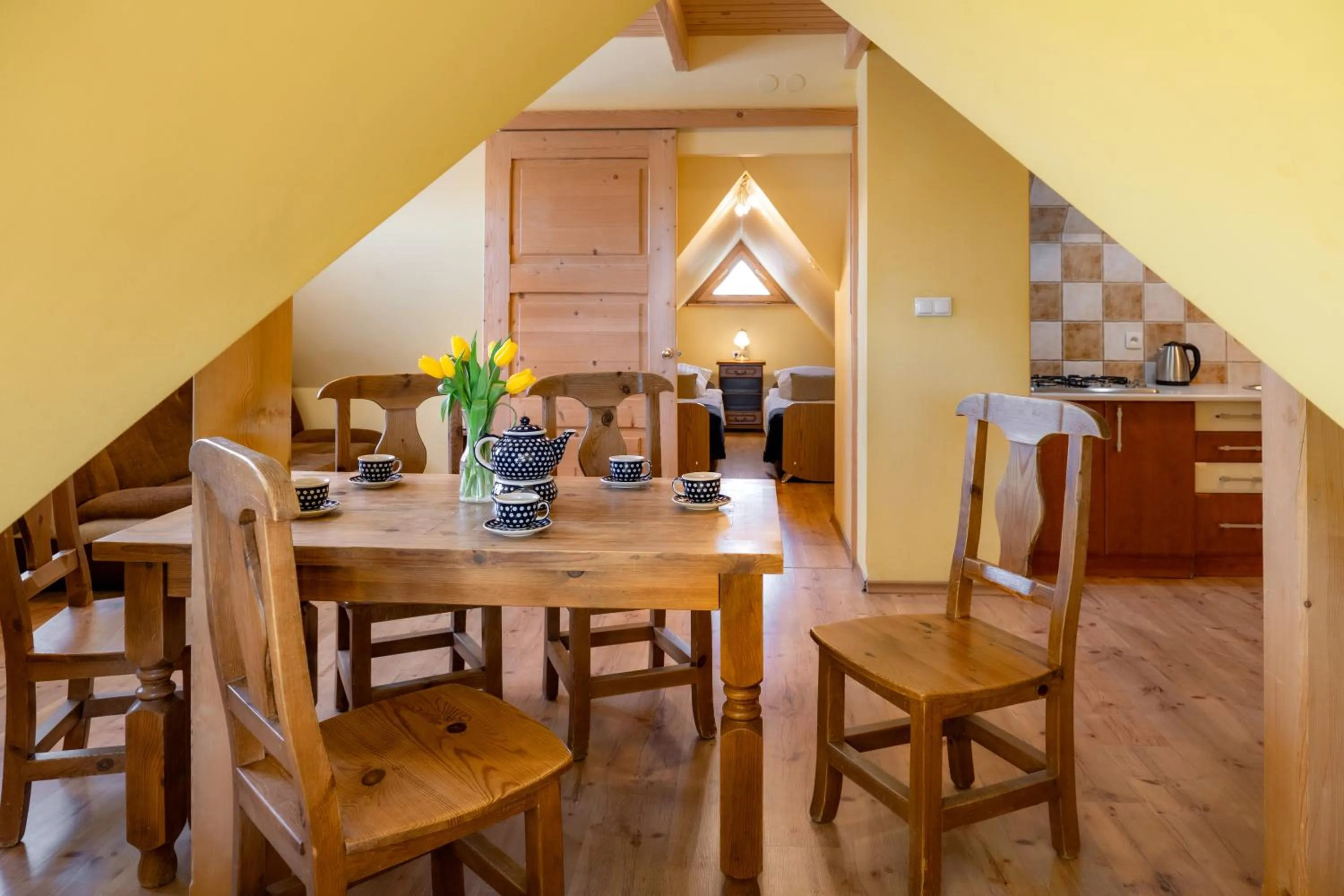 Kitchen or kitchenette in Zakątek Pod Smrekami