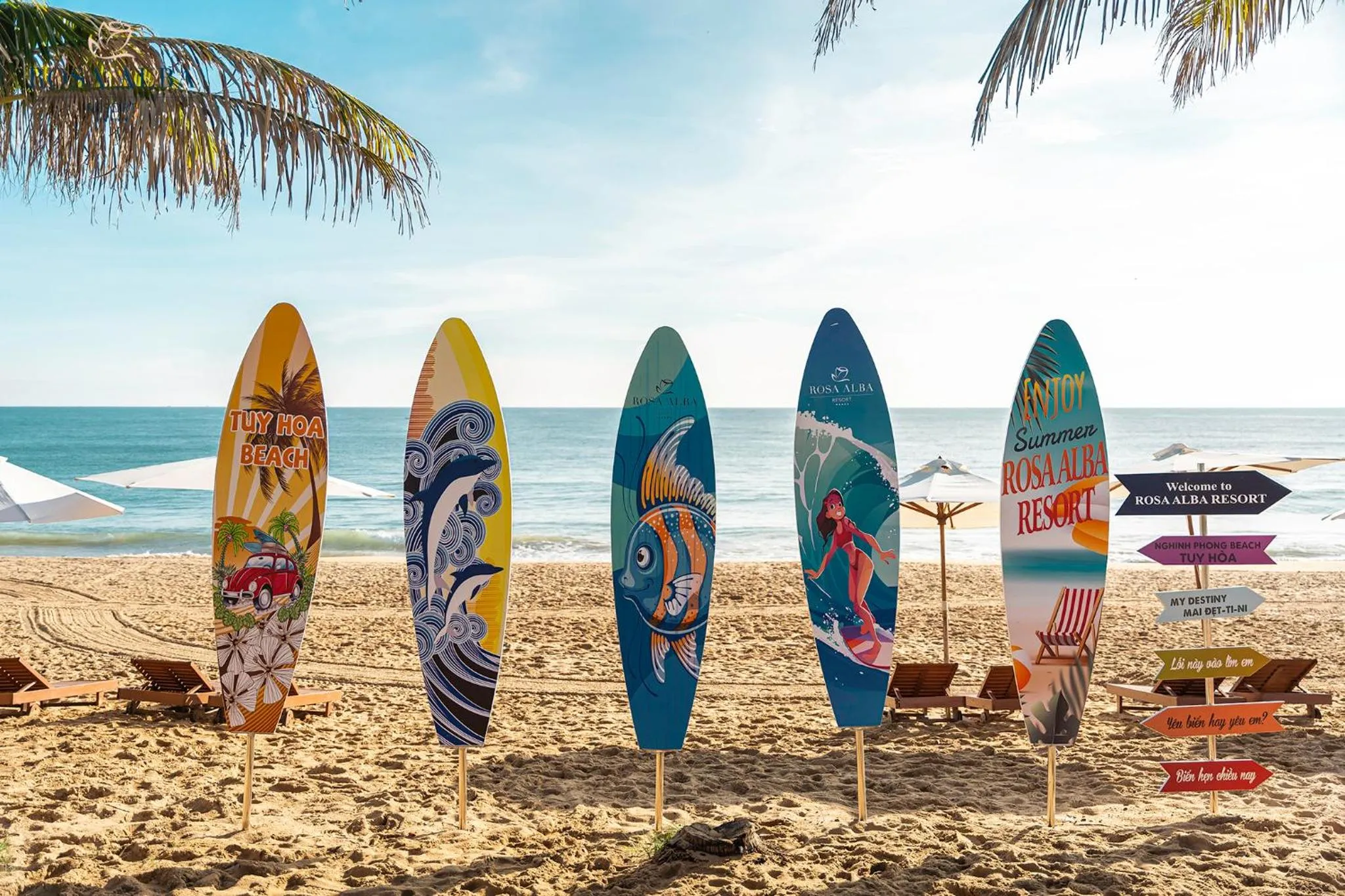 Beach in Rosa Alba Resort & Villas Tuy Hoa