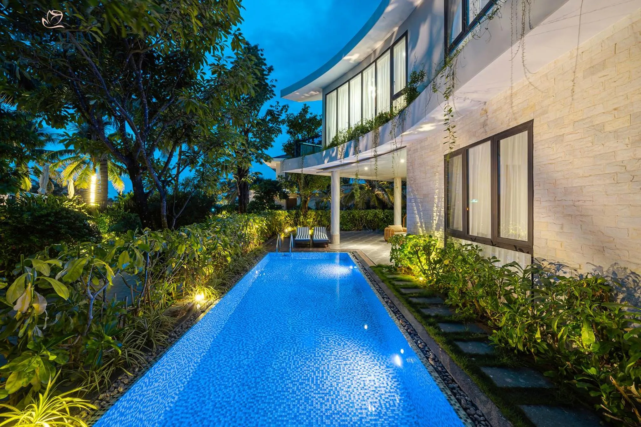 Garden view in Rosa Alba Resort & Villas Tuy Hoa