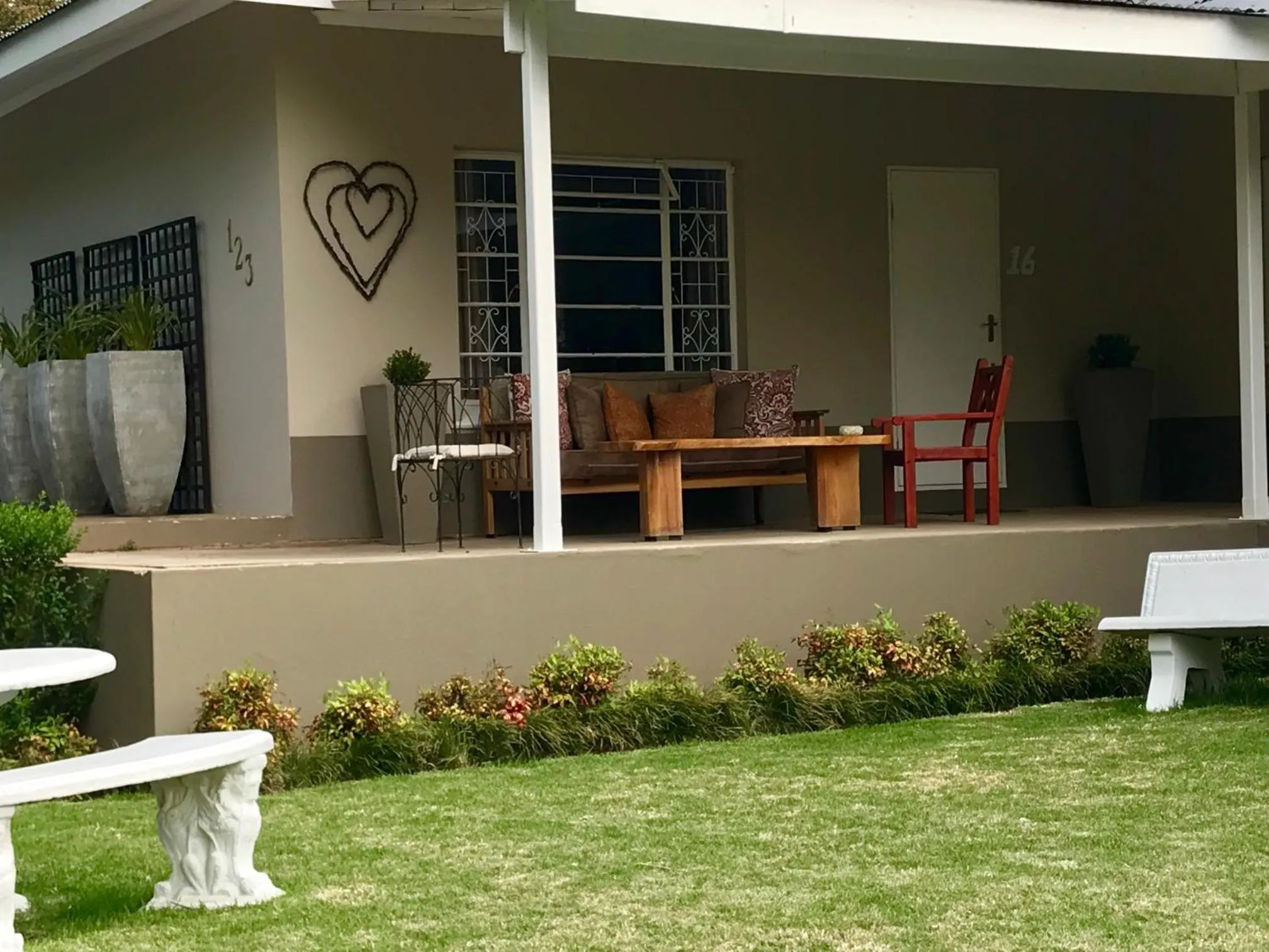 Patio in Anathi Hotel