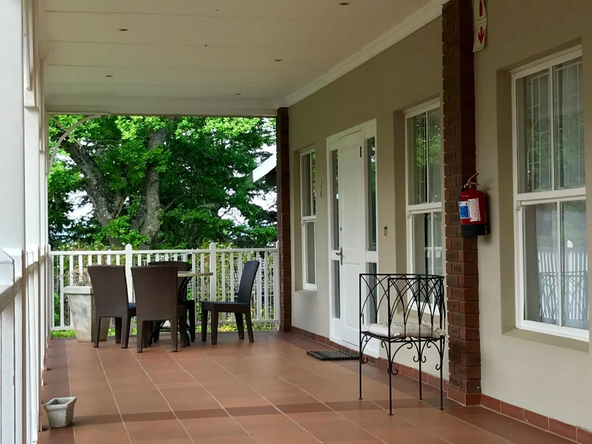 Patio in Anathi Hotel