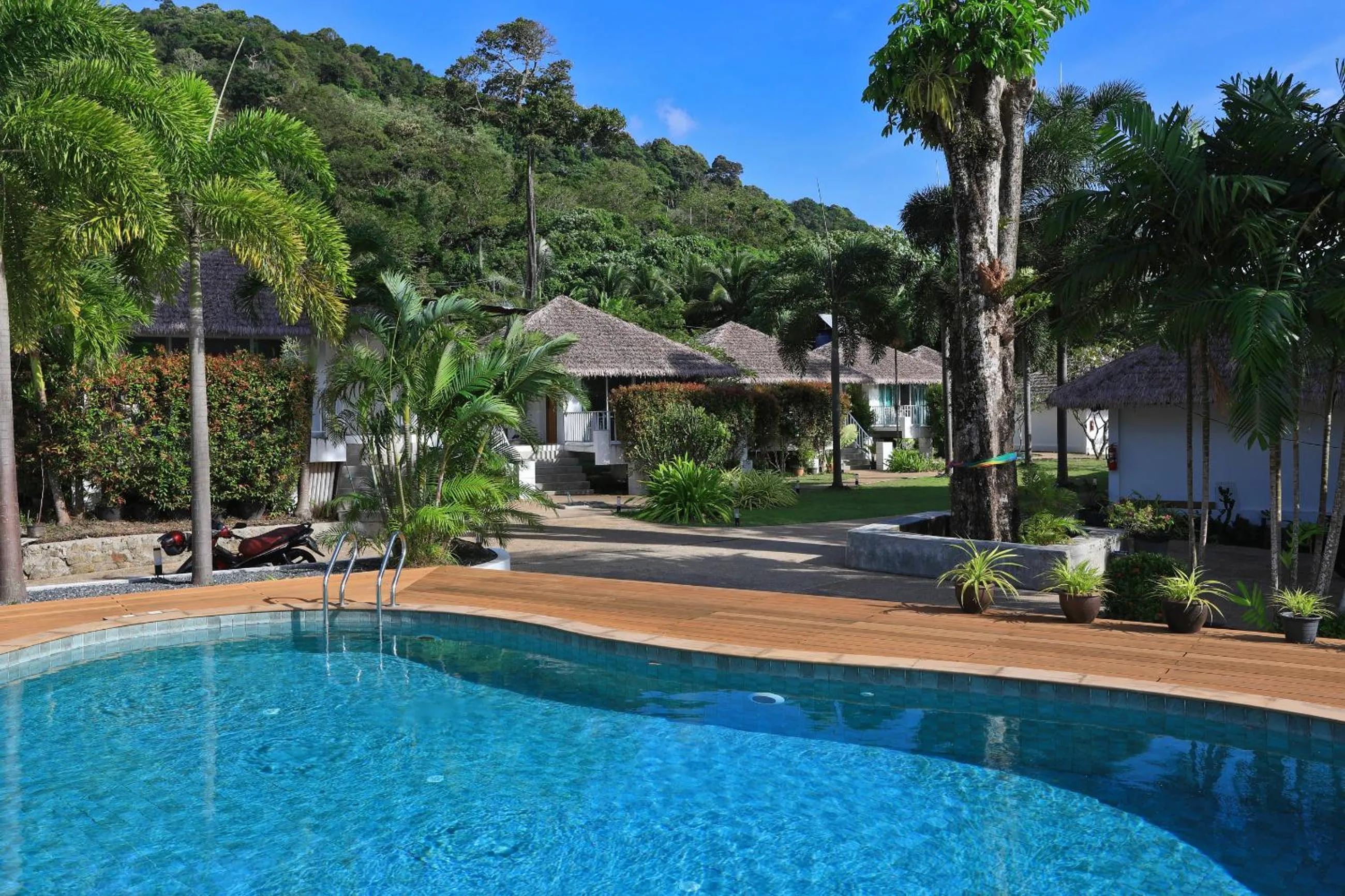 Garden in Daydream villa resort