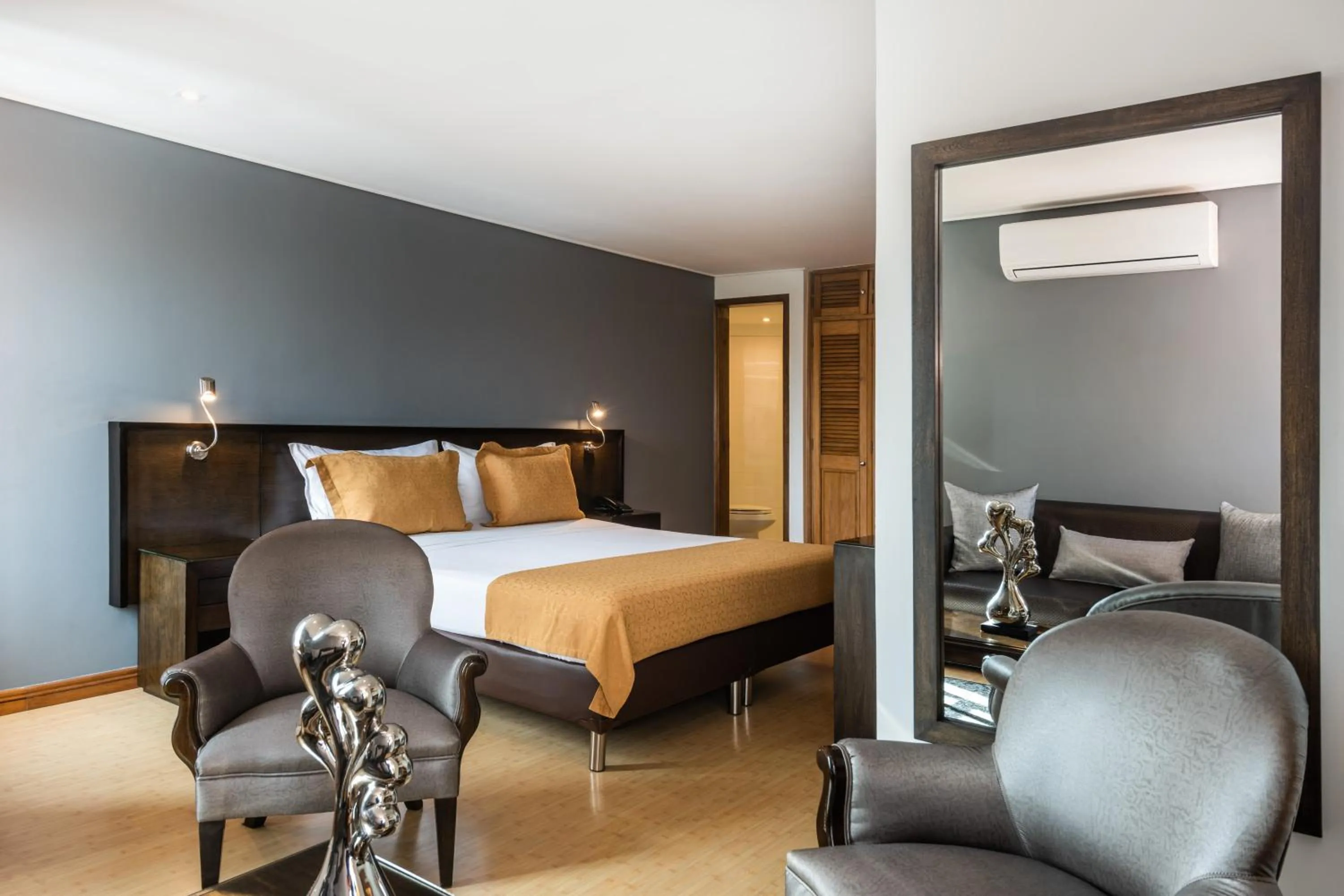 Bed in Hotel Egina Medellin